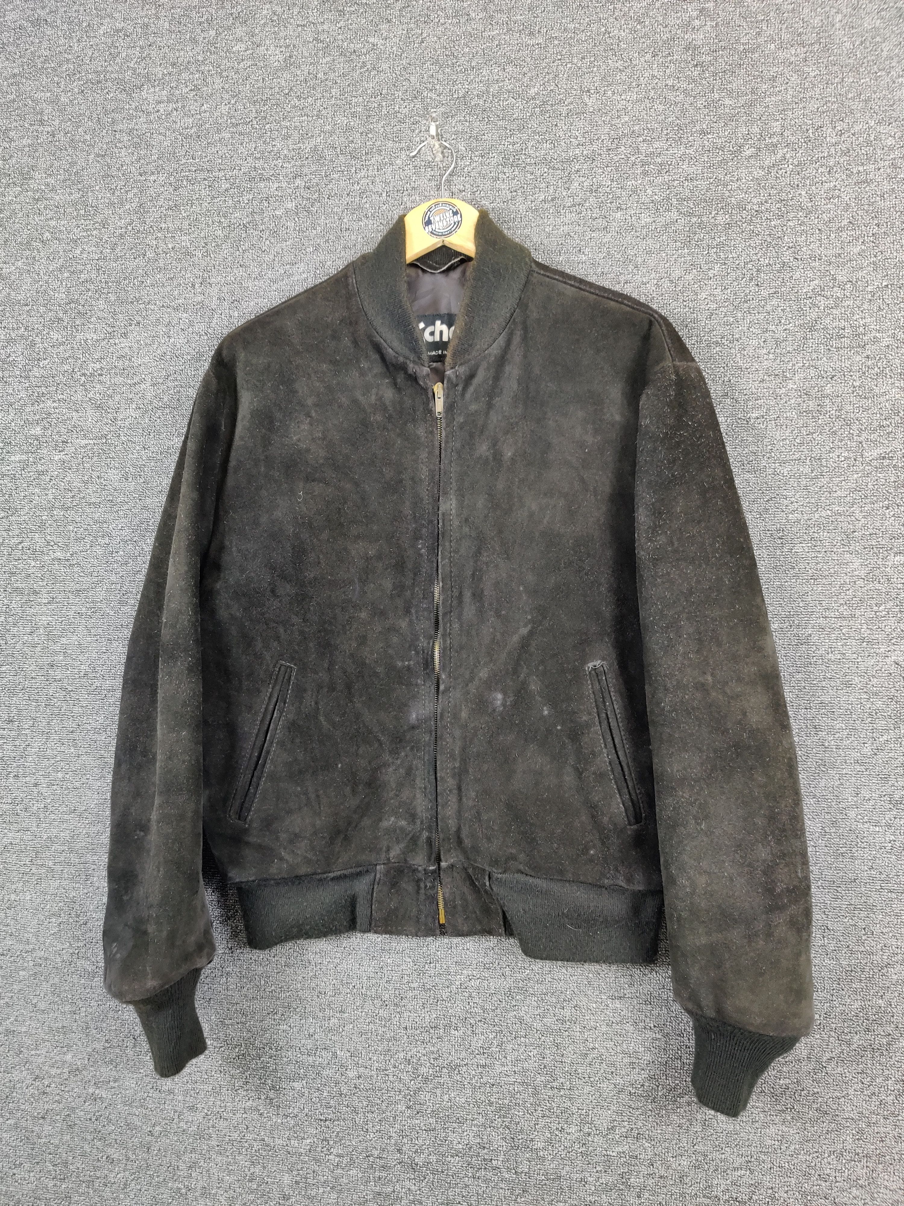 Schott Vintage 90s Schott NYC Bomber Leather Jacket Size US L / EU 52-54 / 3 - 2 Thumbnail