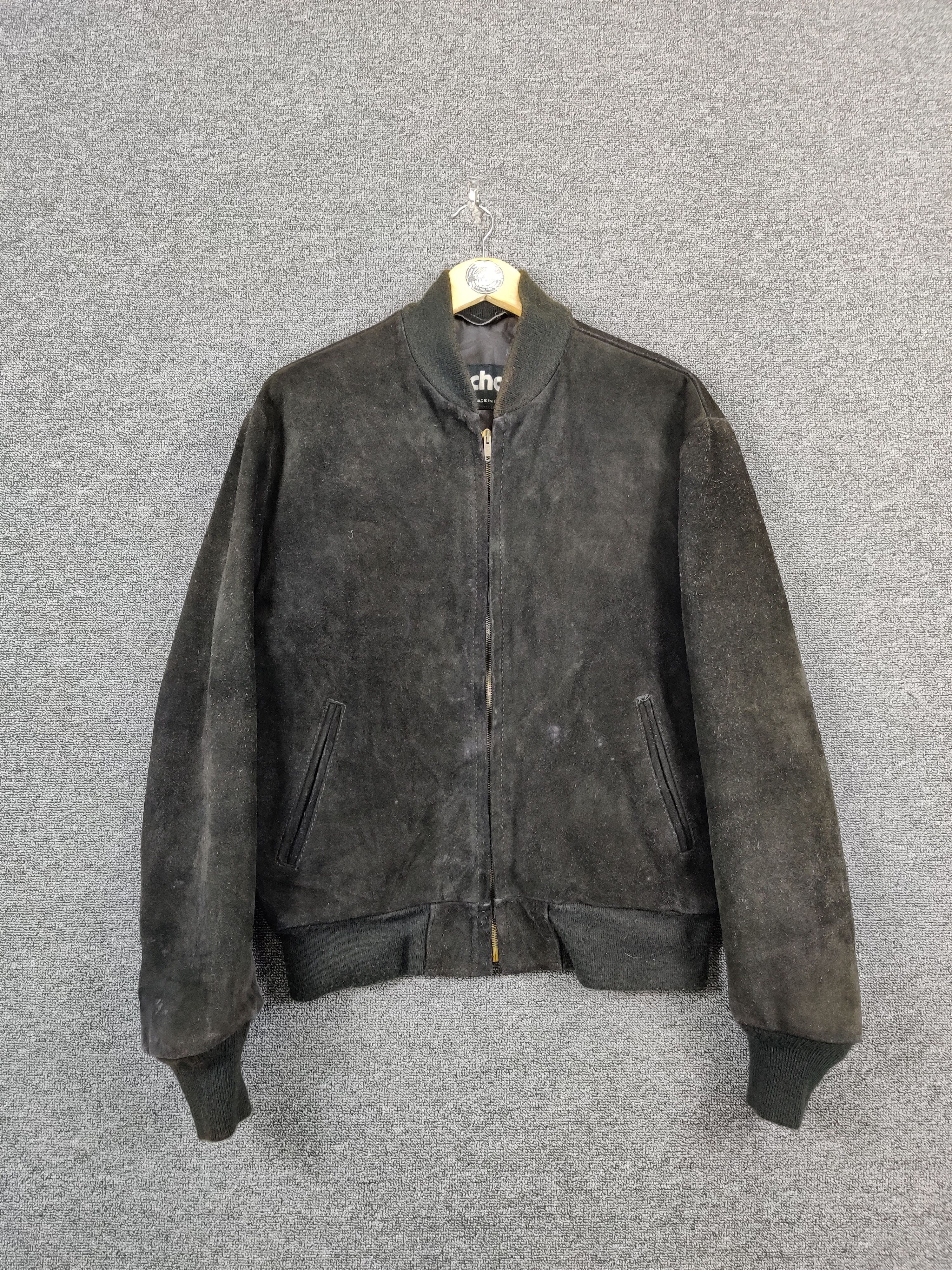 Schott Vintage 90s Schott NYC Bomber Leather Jacket Size US L / EU 52-54 / 3 - 1 Thumbnail