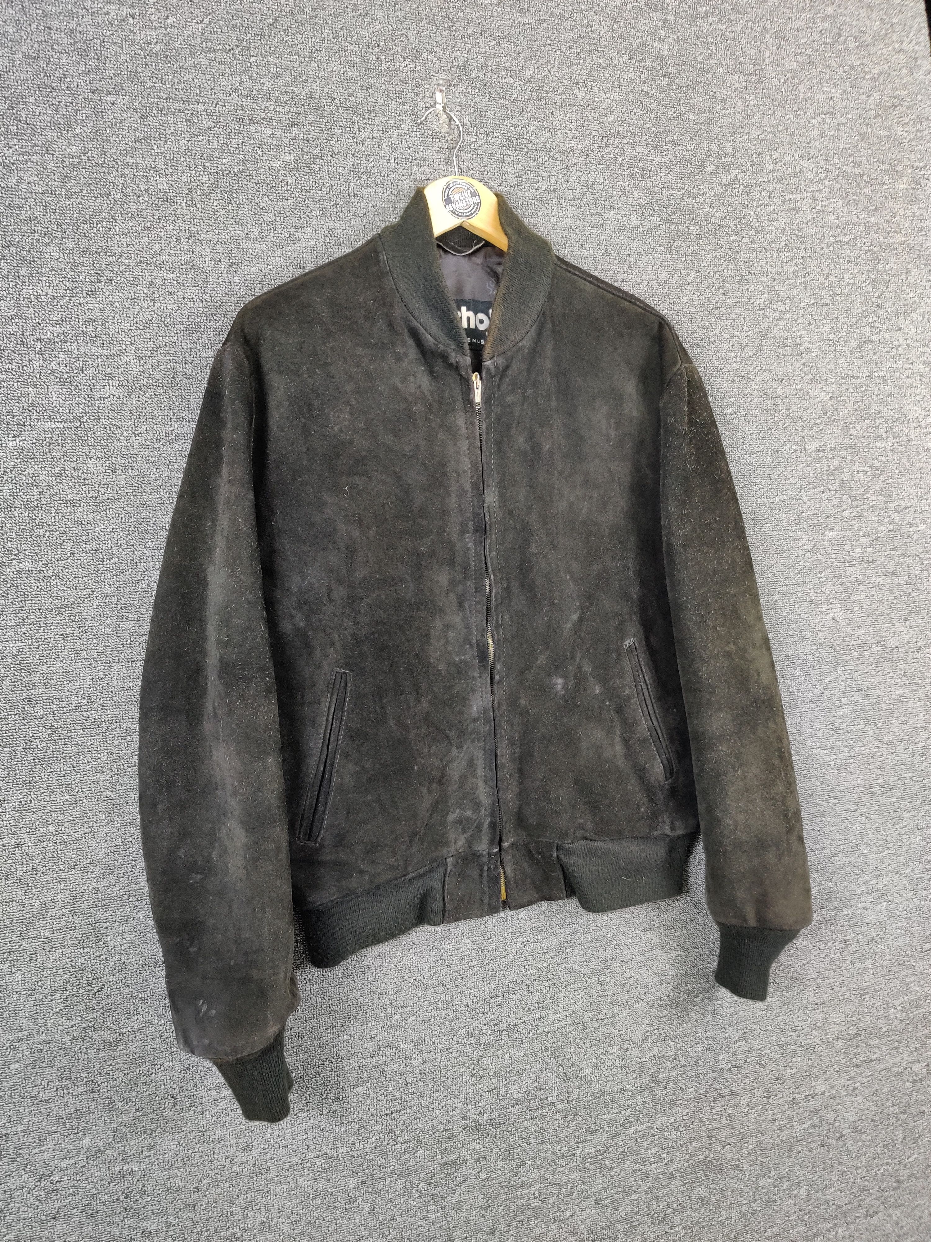 Schott Vintage 90s Schott NYC Bomber Leather Jacket Size US L / EU 52-54 / 3 - 6 Thumbnail