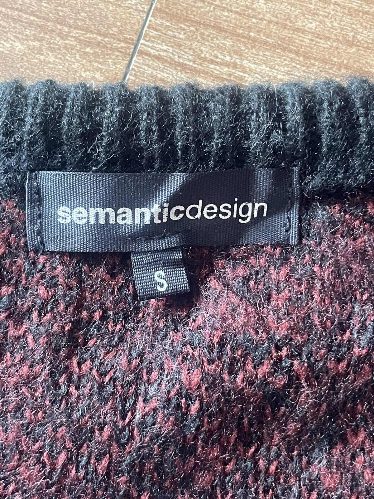 semanticdesign Semantic Design Abstract Pattern knitwear Size US S / EU 44-46 / 1 - 3 Thumbnail