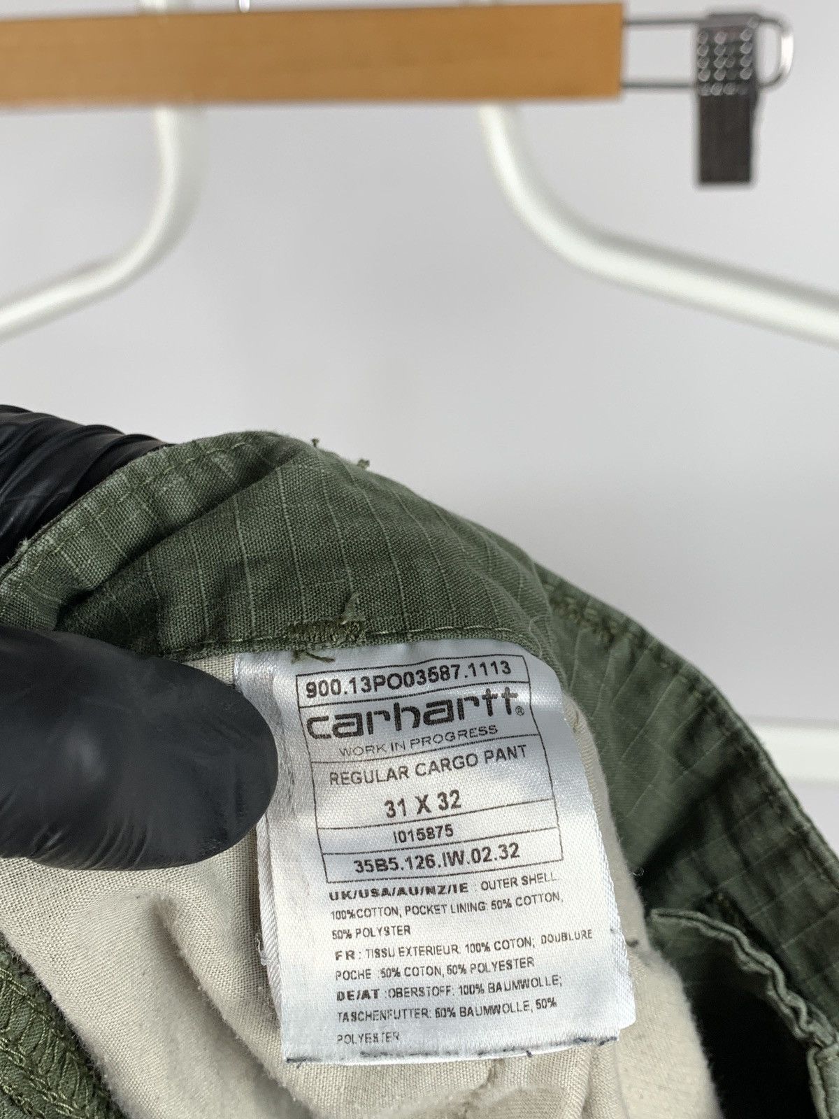 Carhartt Vintage Carhartt WIP Regular Cargo Pants Travis Style Size US 31 - 23 Thumbnail
