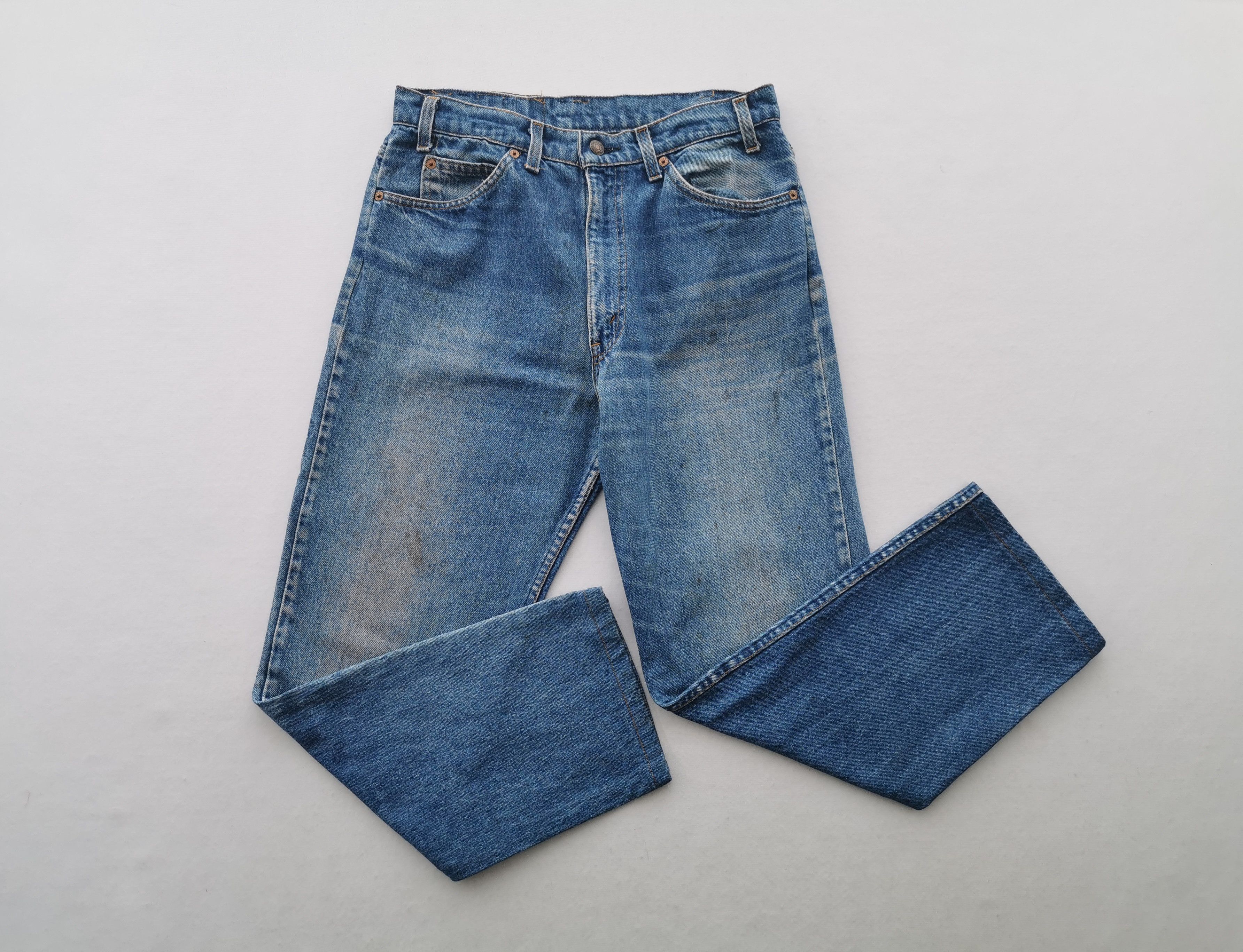 Vintage Levis Lot 509 Denim Jeans Made In USA Size 31/34x31