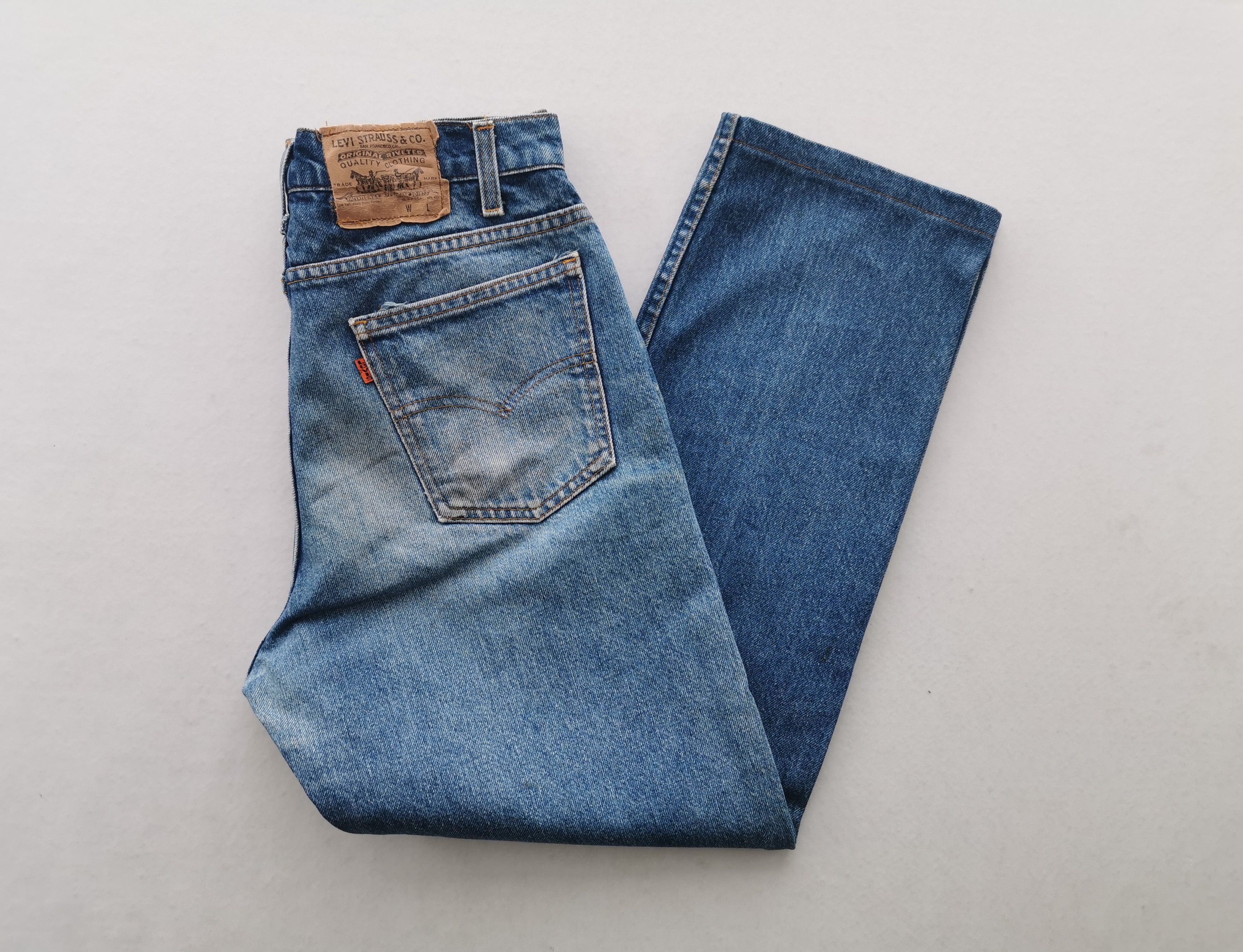 Vintage Levis Lot 509 Denim Jeans Made In USA Size 31/34x31