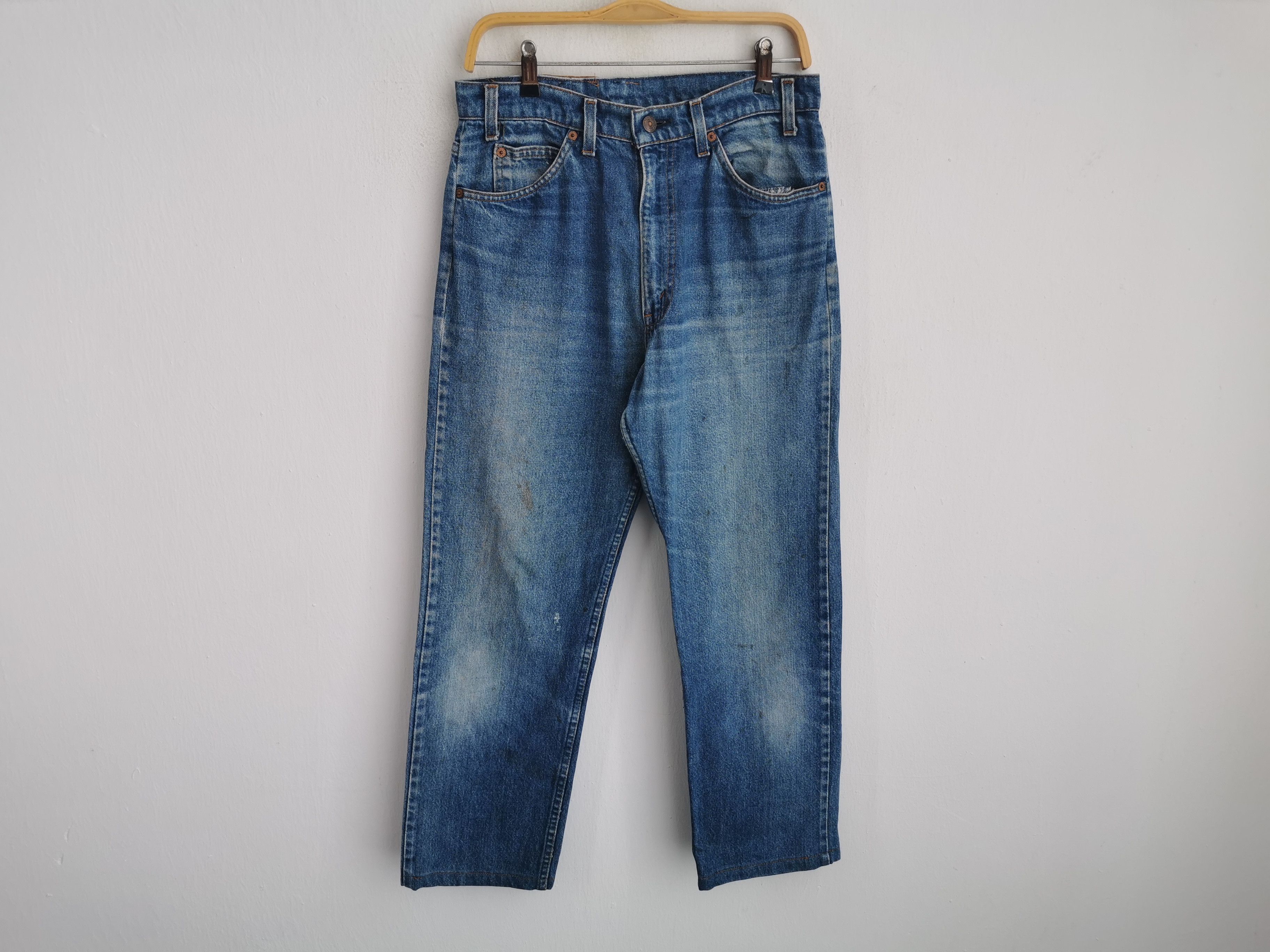 Vintage Levis Lot 509 Denim Jeans Made In USA Size 31/34x31