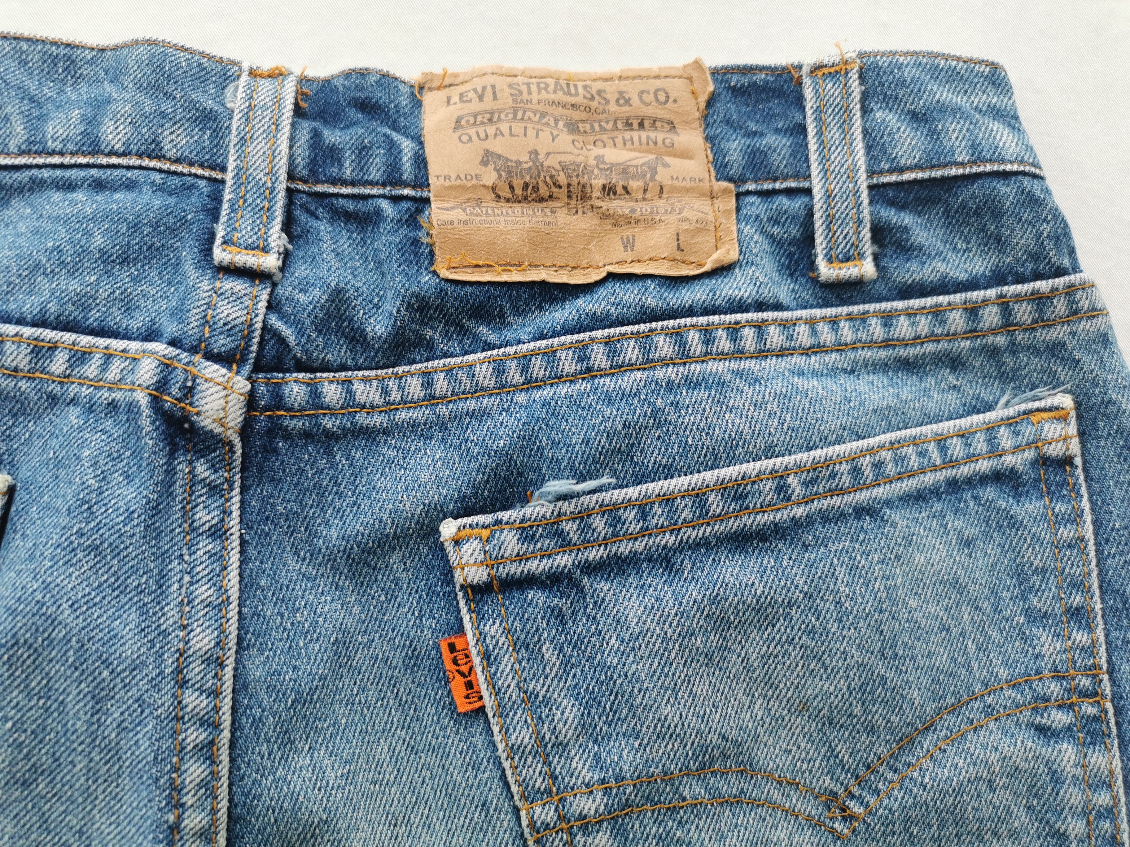 Vintage Levis Lot 509 Denim Jeans Made In USA Size 31/34x31