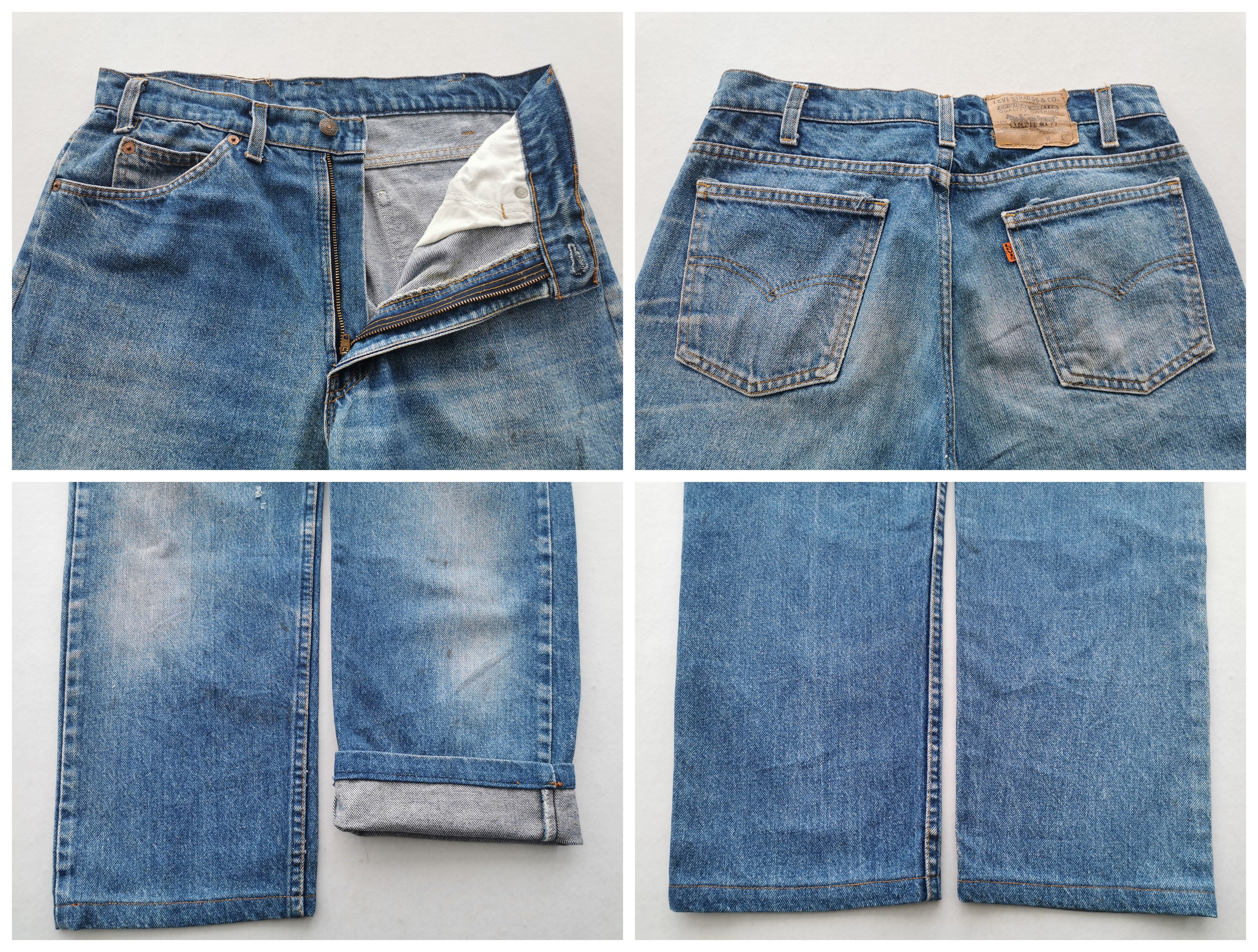 Vintage Levis Lot 509 Denim Jeans Made In USA Size 31/34x31