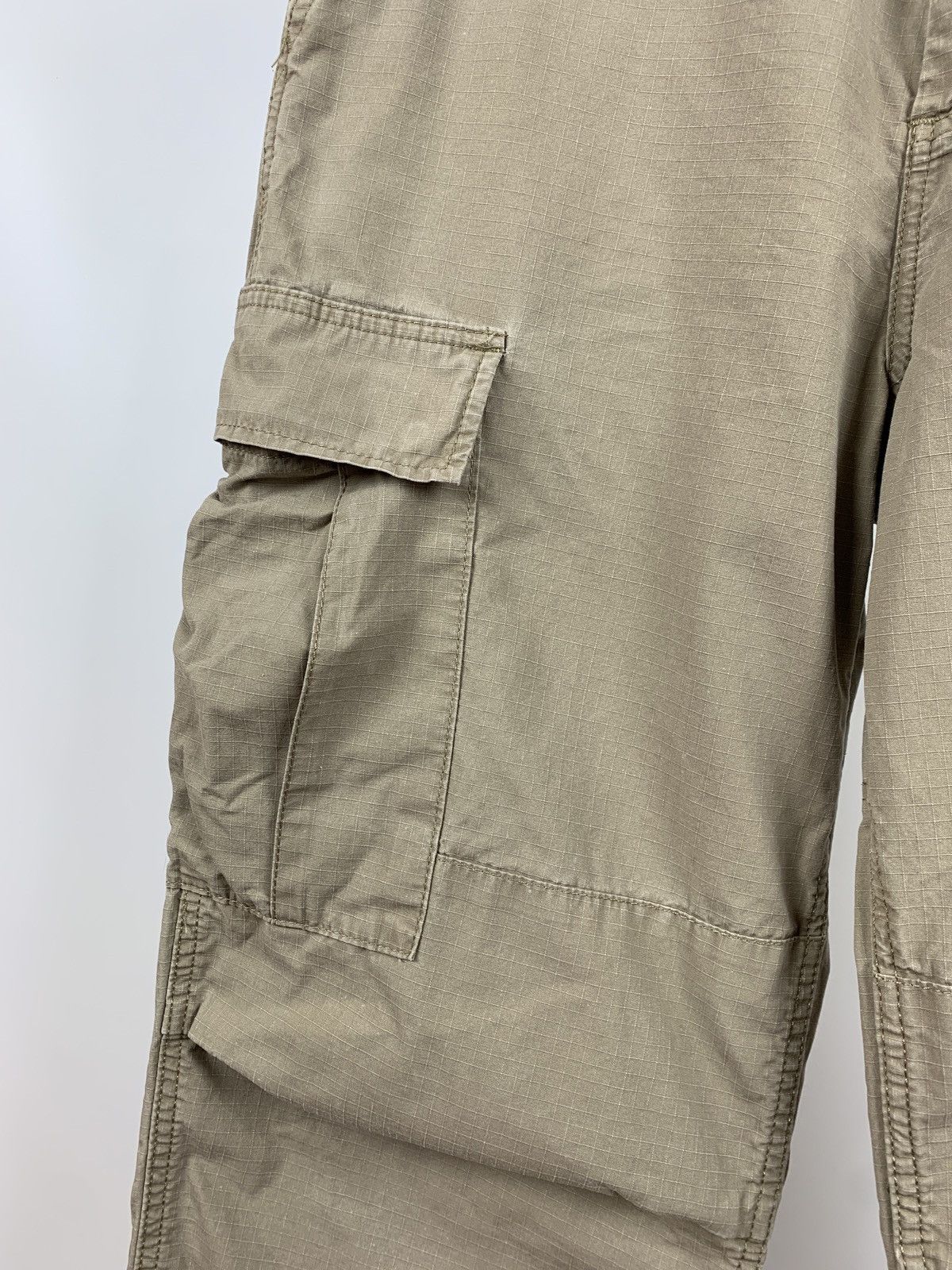 Carhartt Vintage Carhartt WIP Beige Cargo Pants Travis Style Size US 31 - 15 Thumbnail