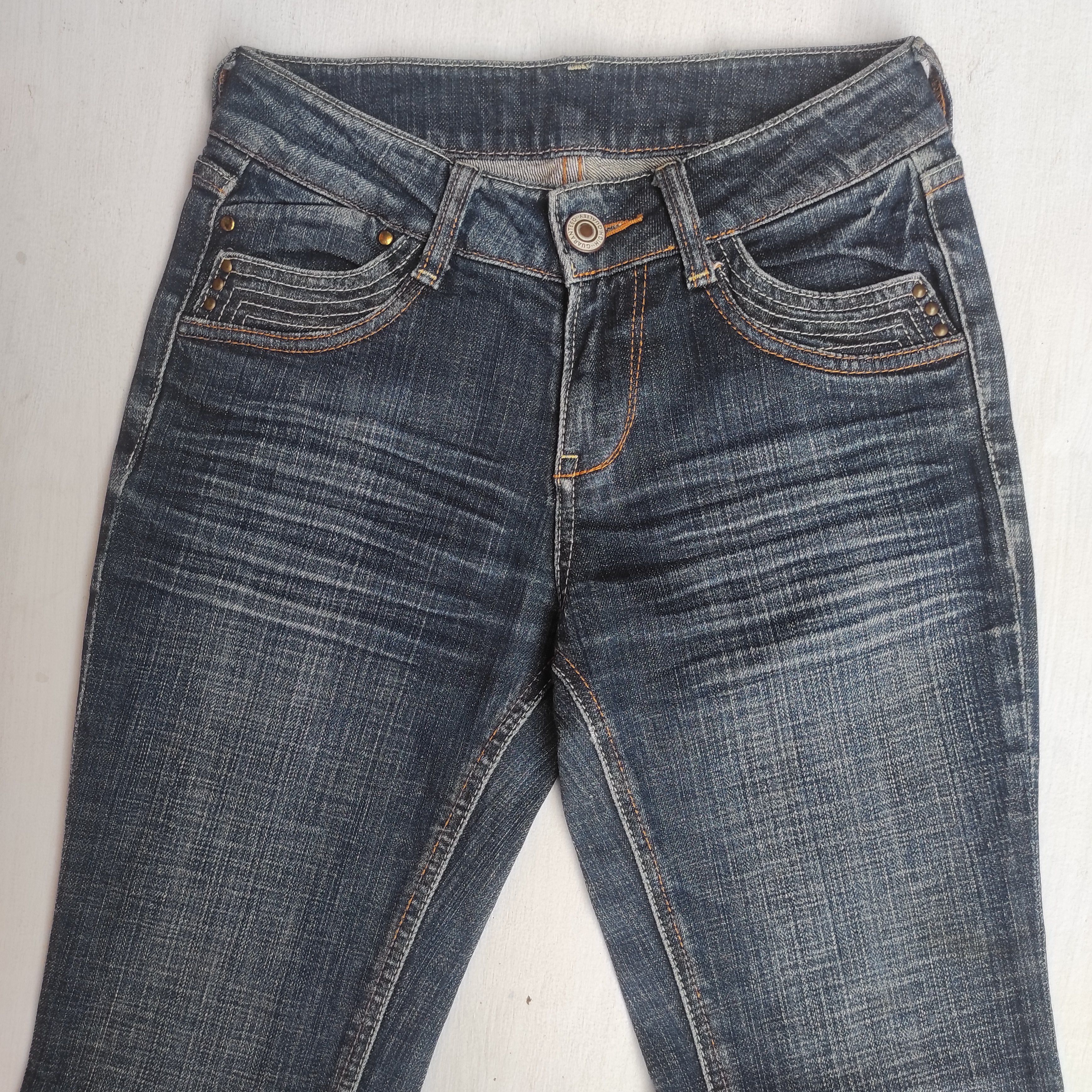Hysteric Glamour × Japanese Brand Flare Jeans Unknow Low rise Boot cut Denim Size 26" / US 2 / IT 38 - 3 Thumbnail