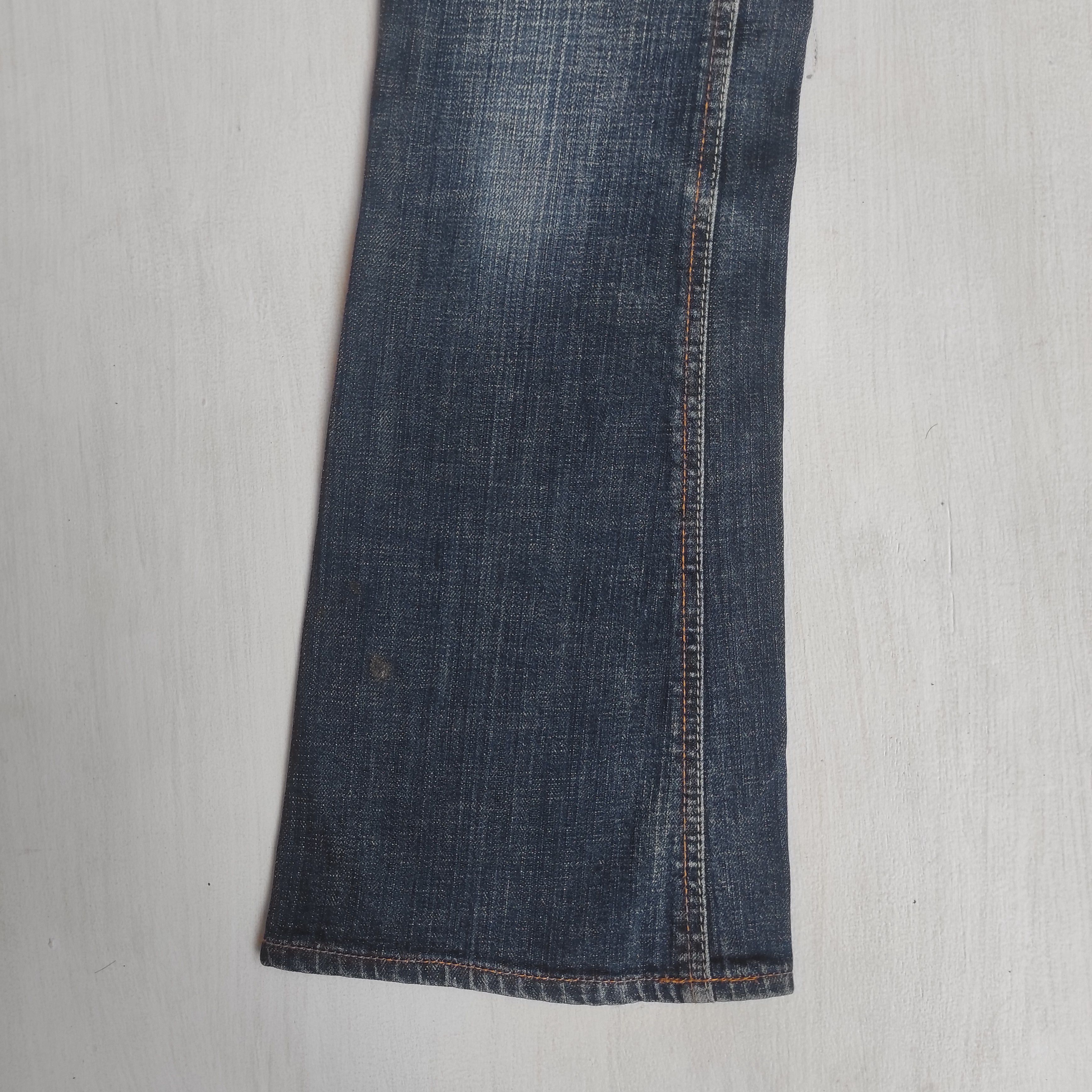 Hysteric Glamour × Japanese Brand Flare Jeans Unknow Low rise Boot cut Denim Size 26" / US 2 / IT 38 - 4 Thumbnail