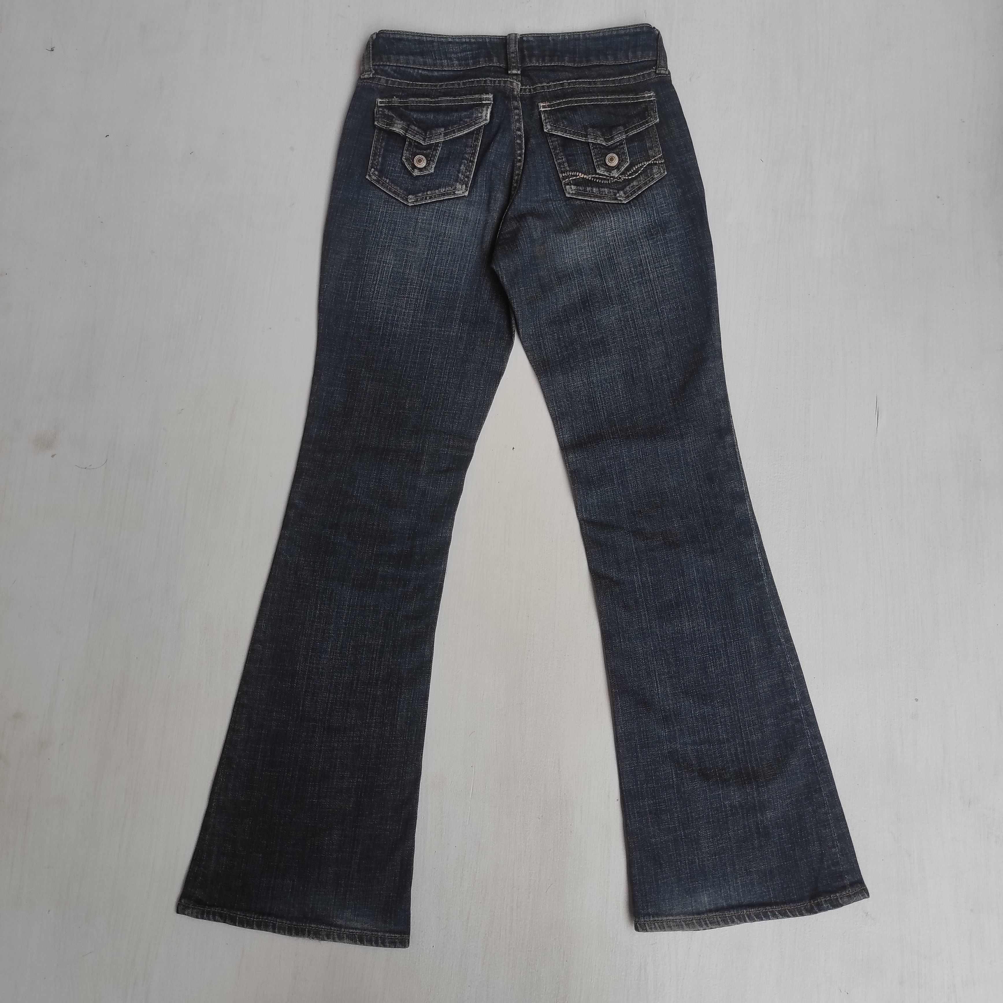 Hysteric Glamour × Japanese Brand Flare Jeans Unknow Low rise Boot cut Denim Size 26" / US 2 / IT 38 - 12 Thumbnail