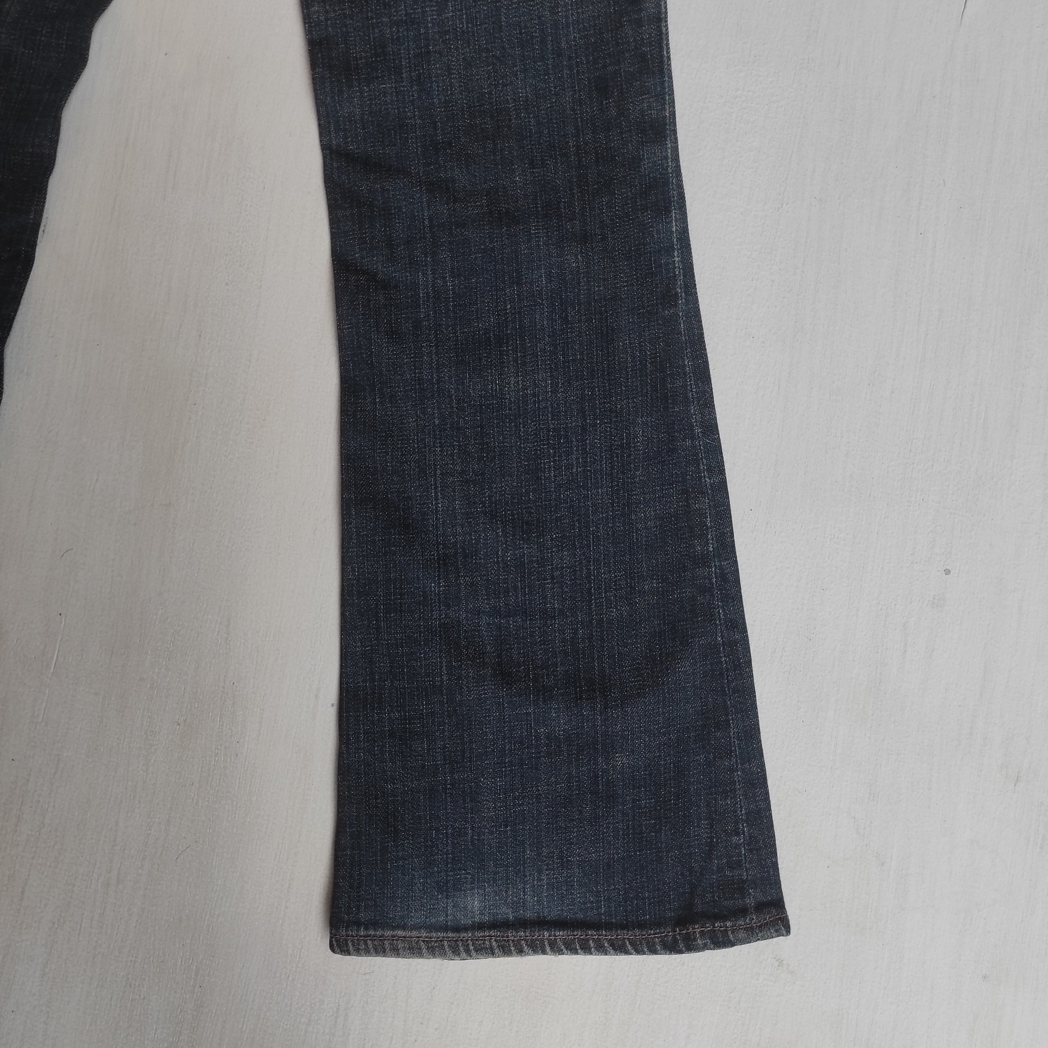 Hysteric Glamour × Japanese Brand Flare Jeans Unknow Low rise Boot cut Denim Size 26" / US 2 / IT 38 - 15 Thumbnail