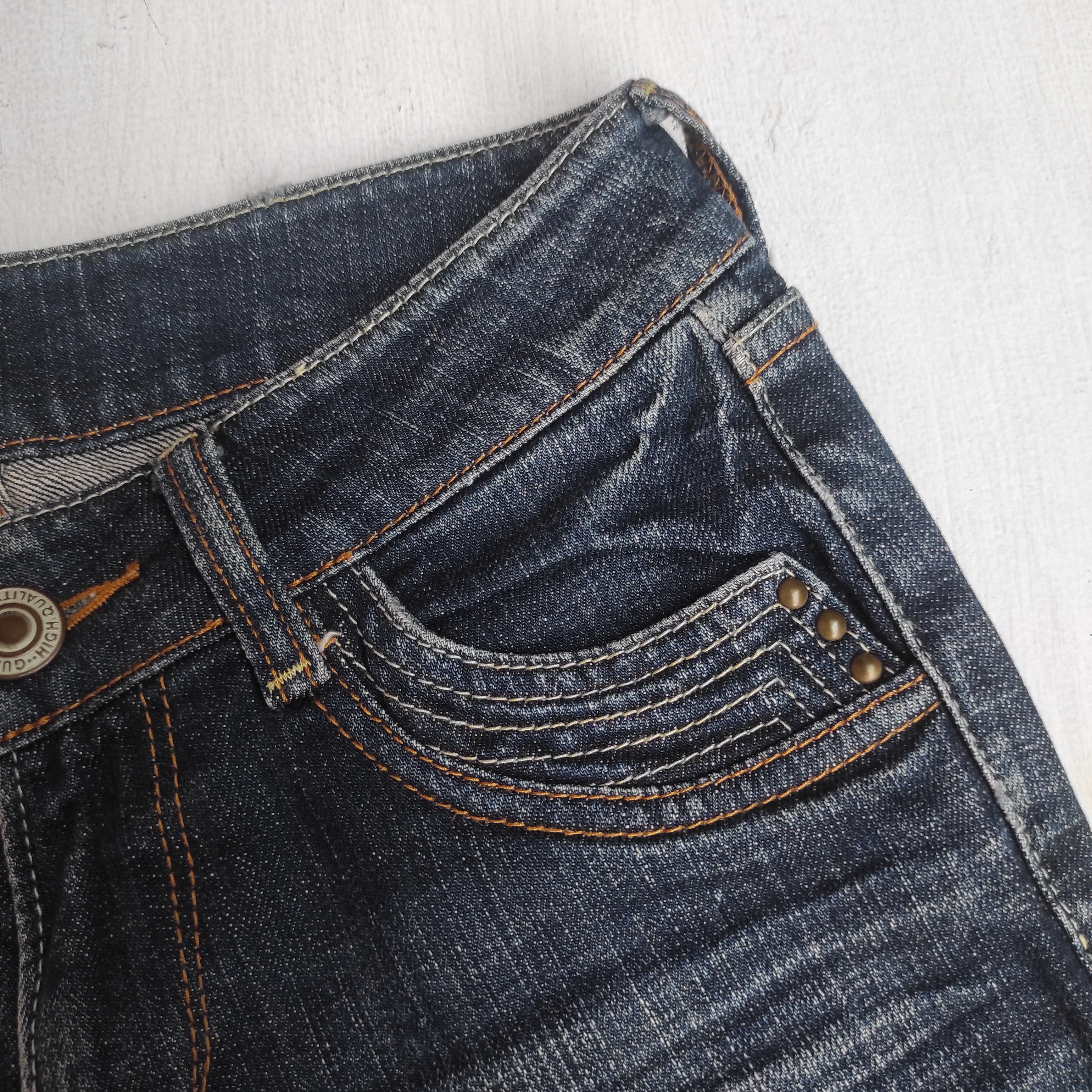 Hysteric Glamour × Japanese Brand Flare Jeans Unknow Low rise Boot cut Denim Size 26" / US 2 / IT 38 - 7 Thumbnail