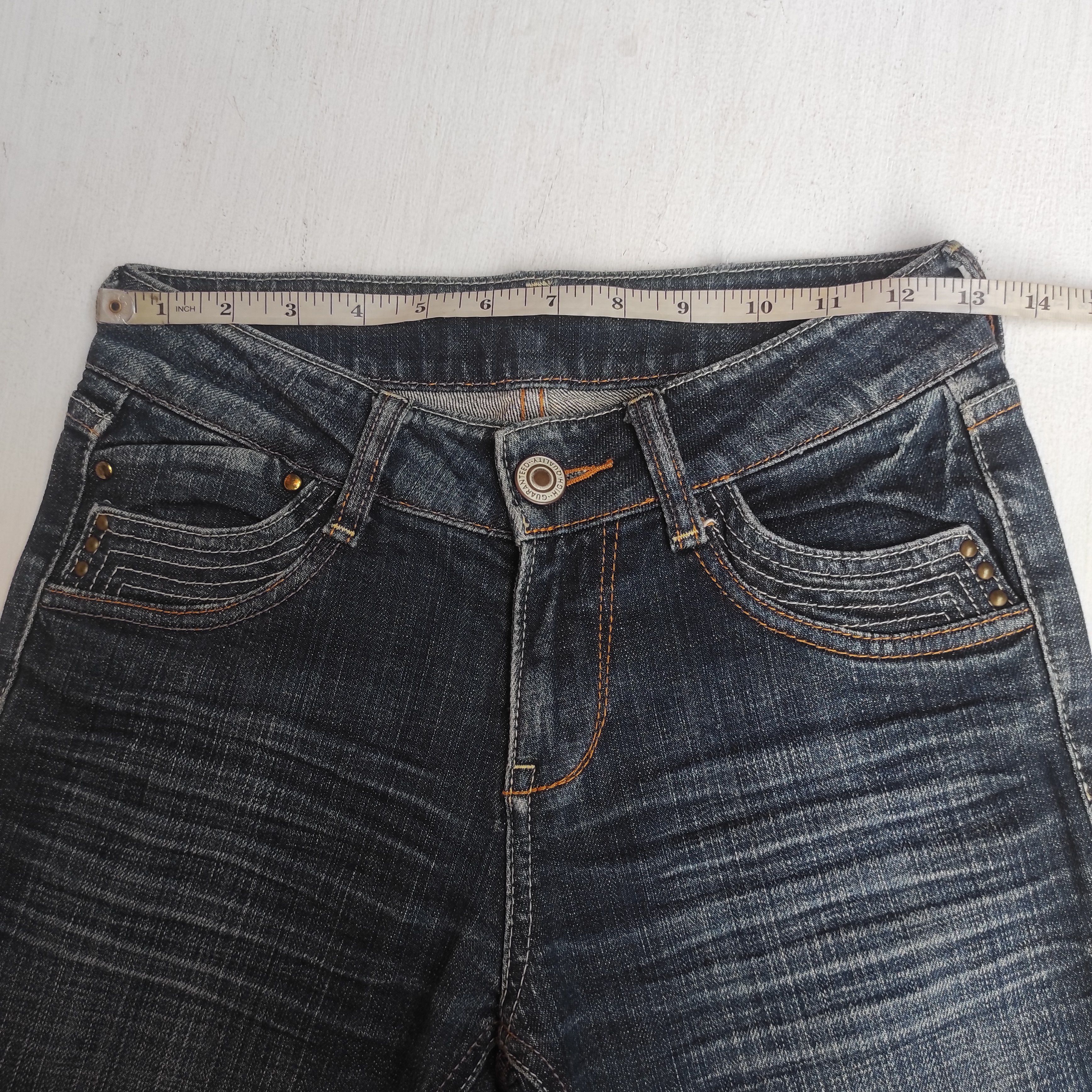 Hysteric Glamour × Japanese Brand Flare Jeans Unknow Low rise Boot cut Denim Size 26" / US 2 / IT 38 - 18 Thumbnail