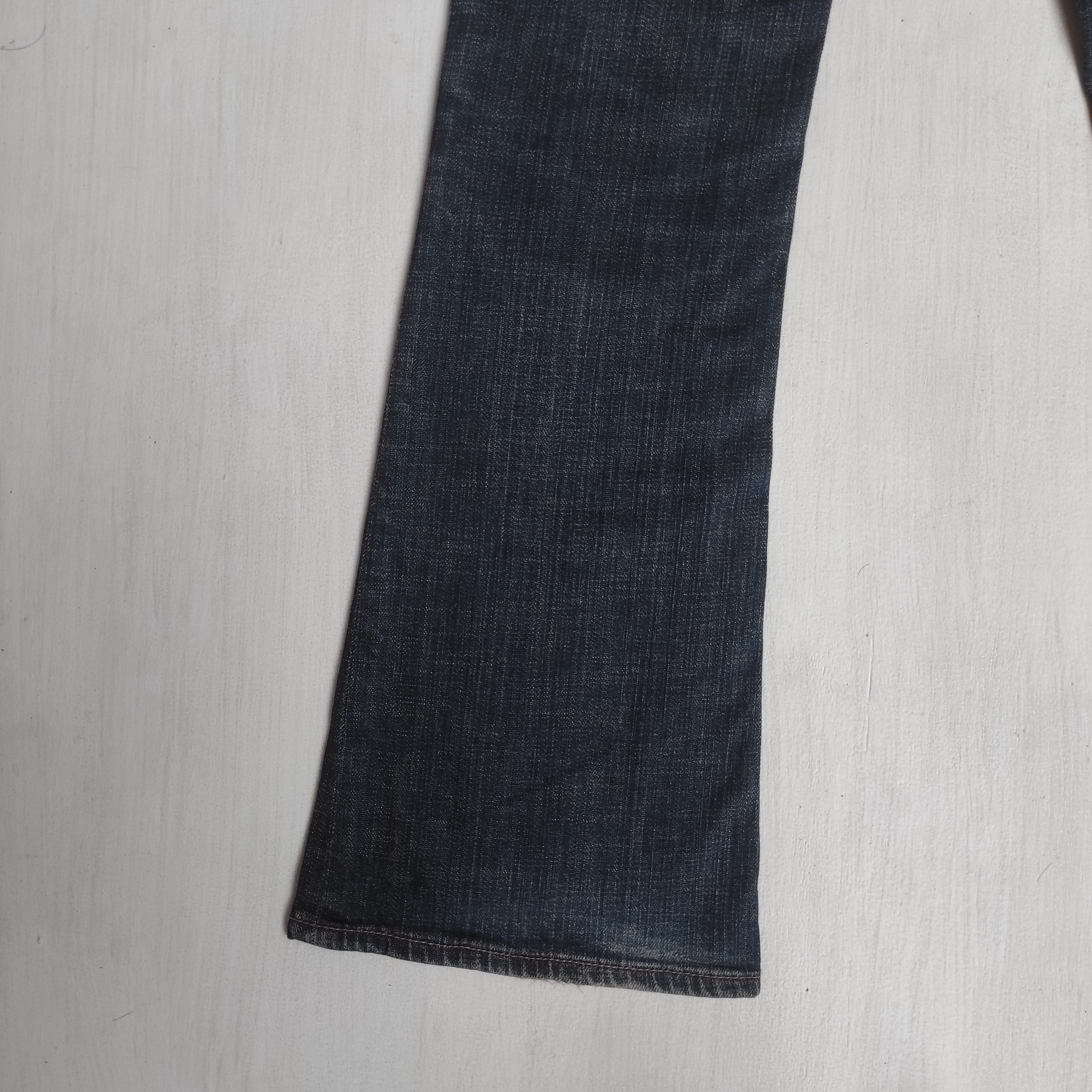 Hysteric Glamour × Japanese Brand Flare Jeans Unknow Low rise Boot cut Denim Size 26" / US 2 / IT 38 - 14 Thumbnail