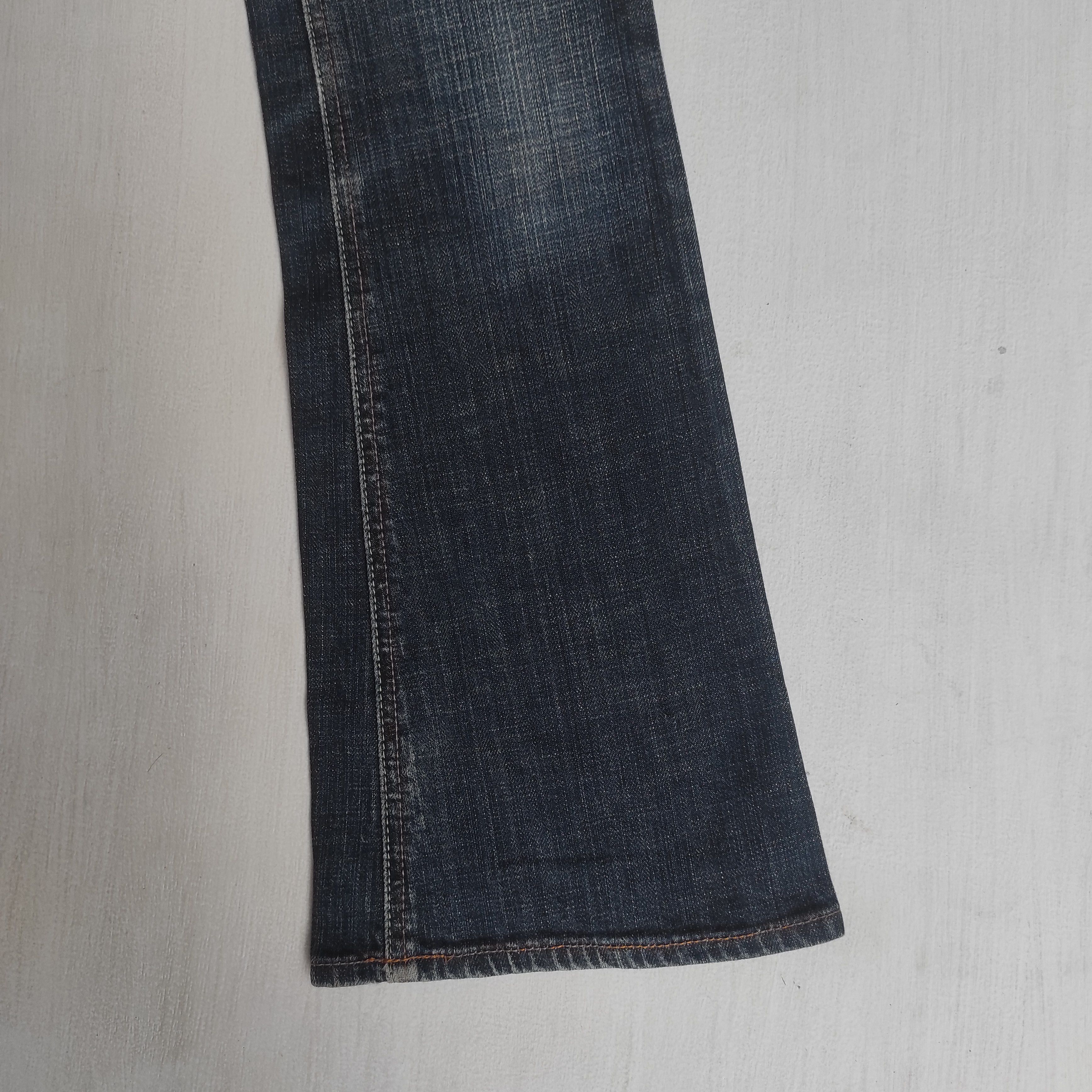 Hysteric Glamour × Japanese Brand Flare Jeans Unknow Low rise Boot cut Denim Size 26" / US 2 / IT 38 - 5 Thumbnail