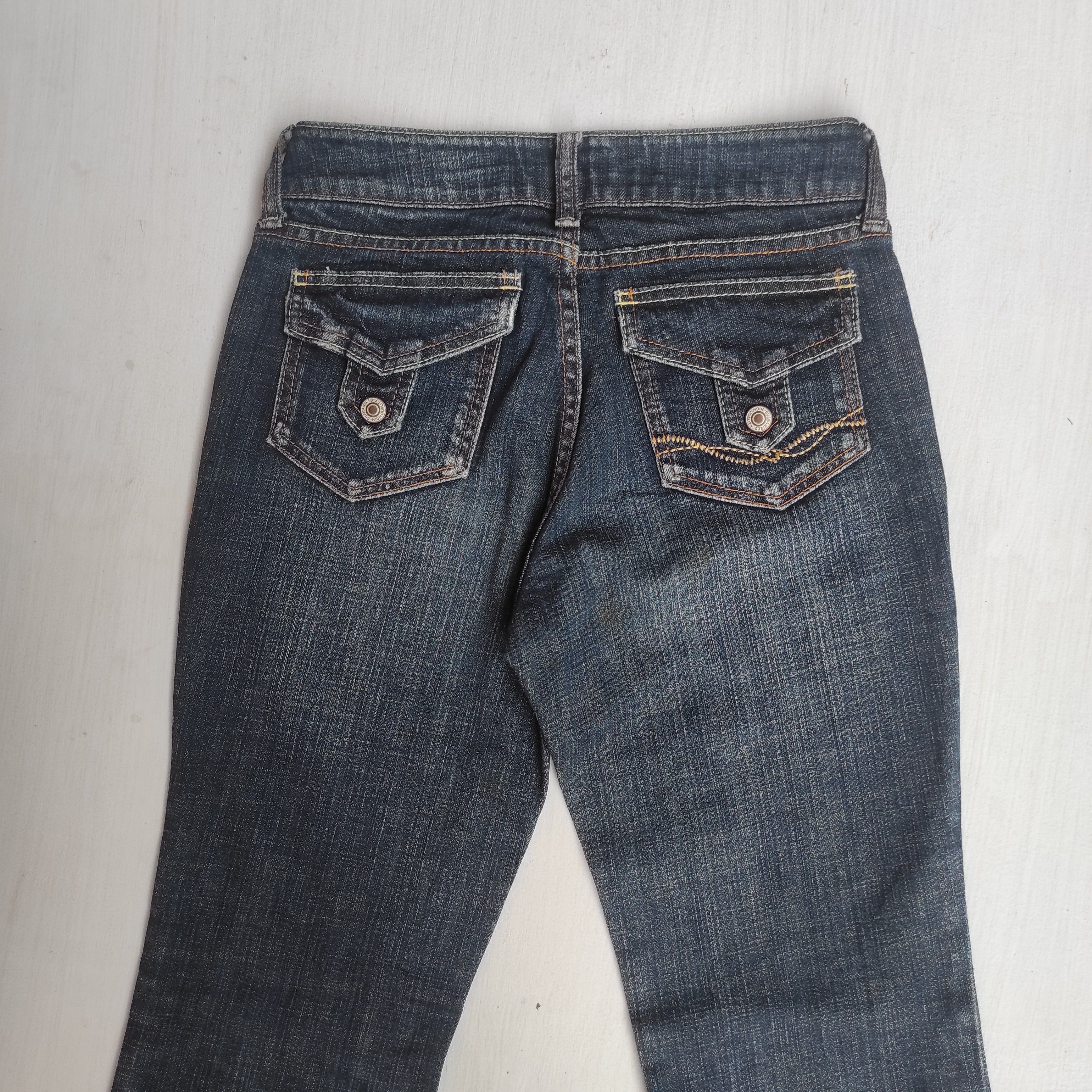 Hysteric Glamour × Japanese Brand Flare Jeans Unknow Low rise Boot cut Denim Size 26" / US 2 / IT 38 - 13 Thumbnail