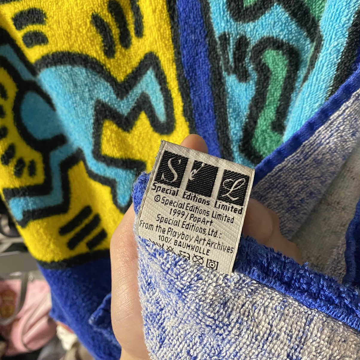 Keith Haring VINTAGE KEITH HARING X PLAYBOY 1999 POP ART TOWEL Size ONE SIZE - 5 Thumbnail