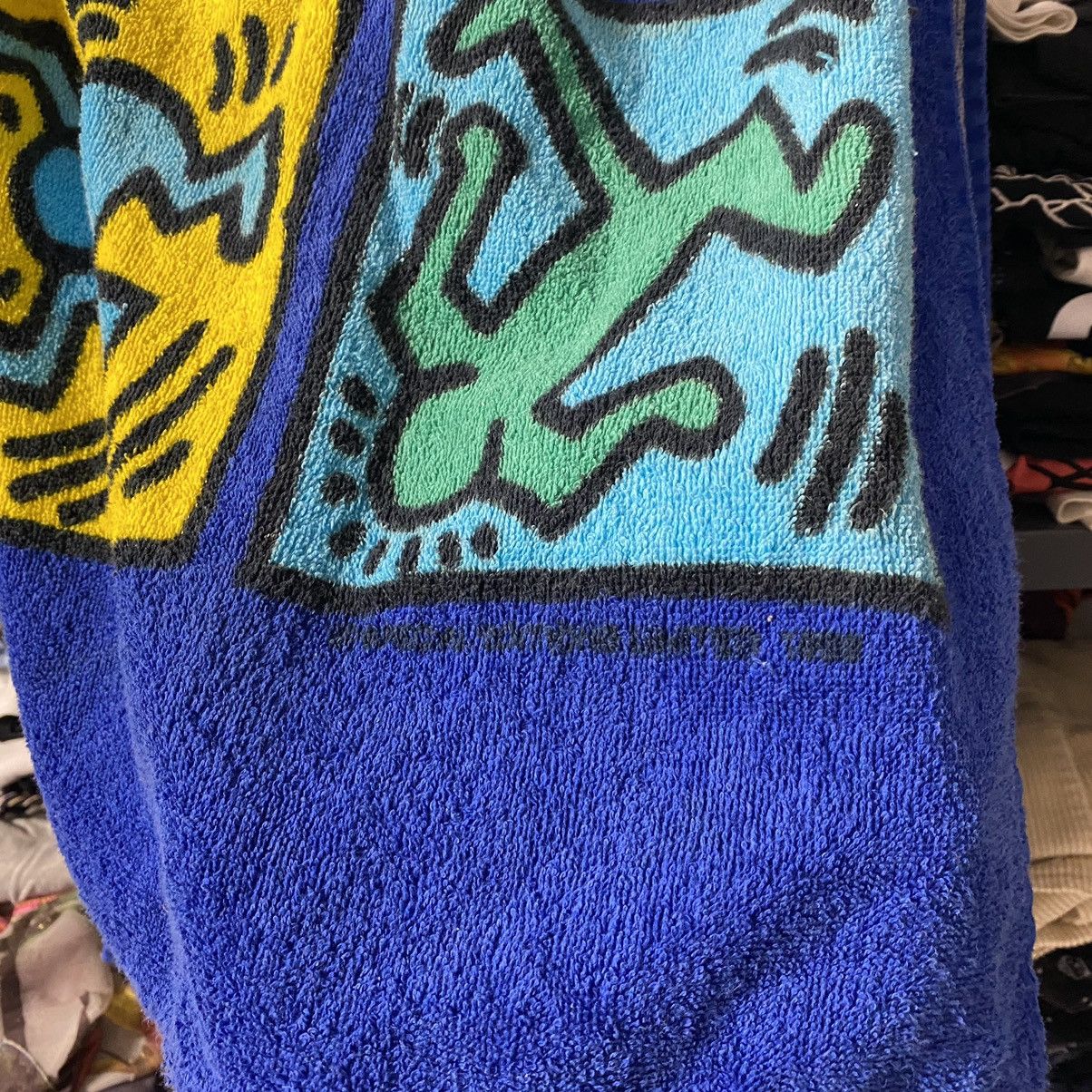 Keith Haring VINTAGE KEITH HARING X PLAYBOY 1999 POP ART TOWEL Size ONE SIZE - 4 Thumbnail