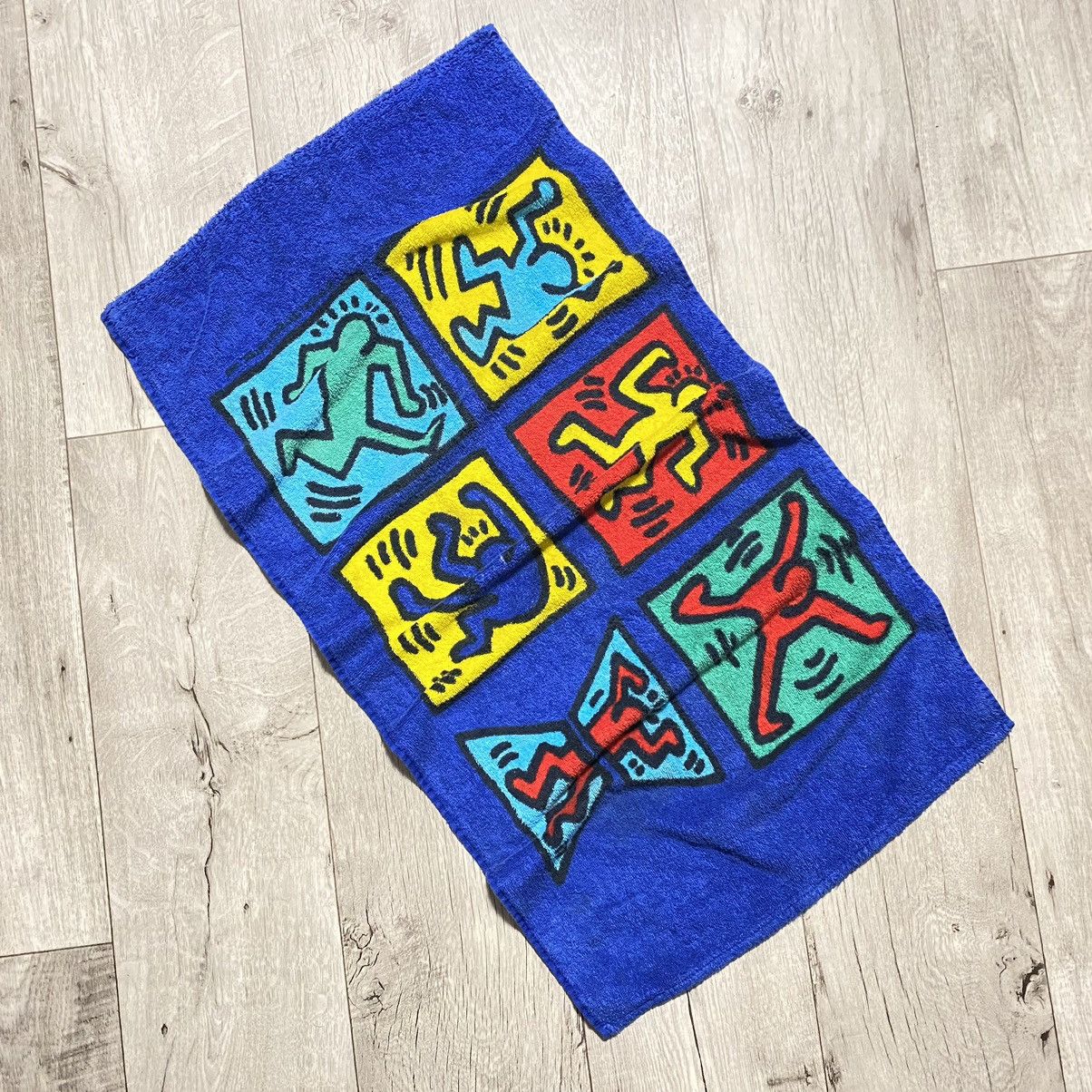 Keith Haring VINTAGE KEITH HARING X PLAYBOY 1999 POP ART TOWEL Size ONE SIZE - 1 Thumbnail