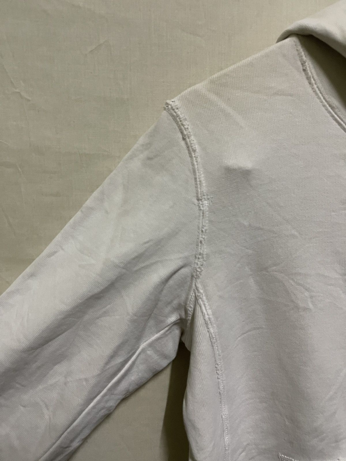 Japanese Brand Distressed Loopback Cotton Jersey Zip Up Hoodie Size US M / EU 48-50 / 2 - 2 Thumbnail