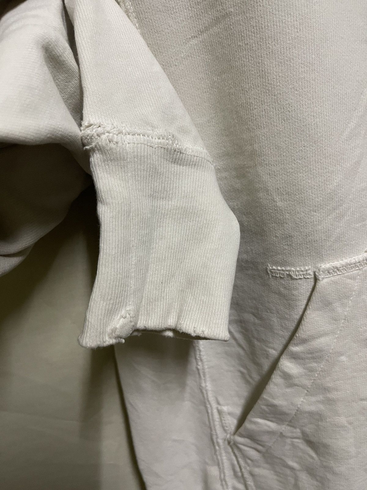 Japanese Brand Distressed Loopback Cotton Jersey Zip Up Hoodie Size US M / EU 48-50 / 2 - 4 Thumbnail