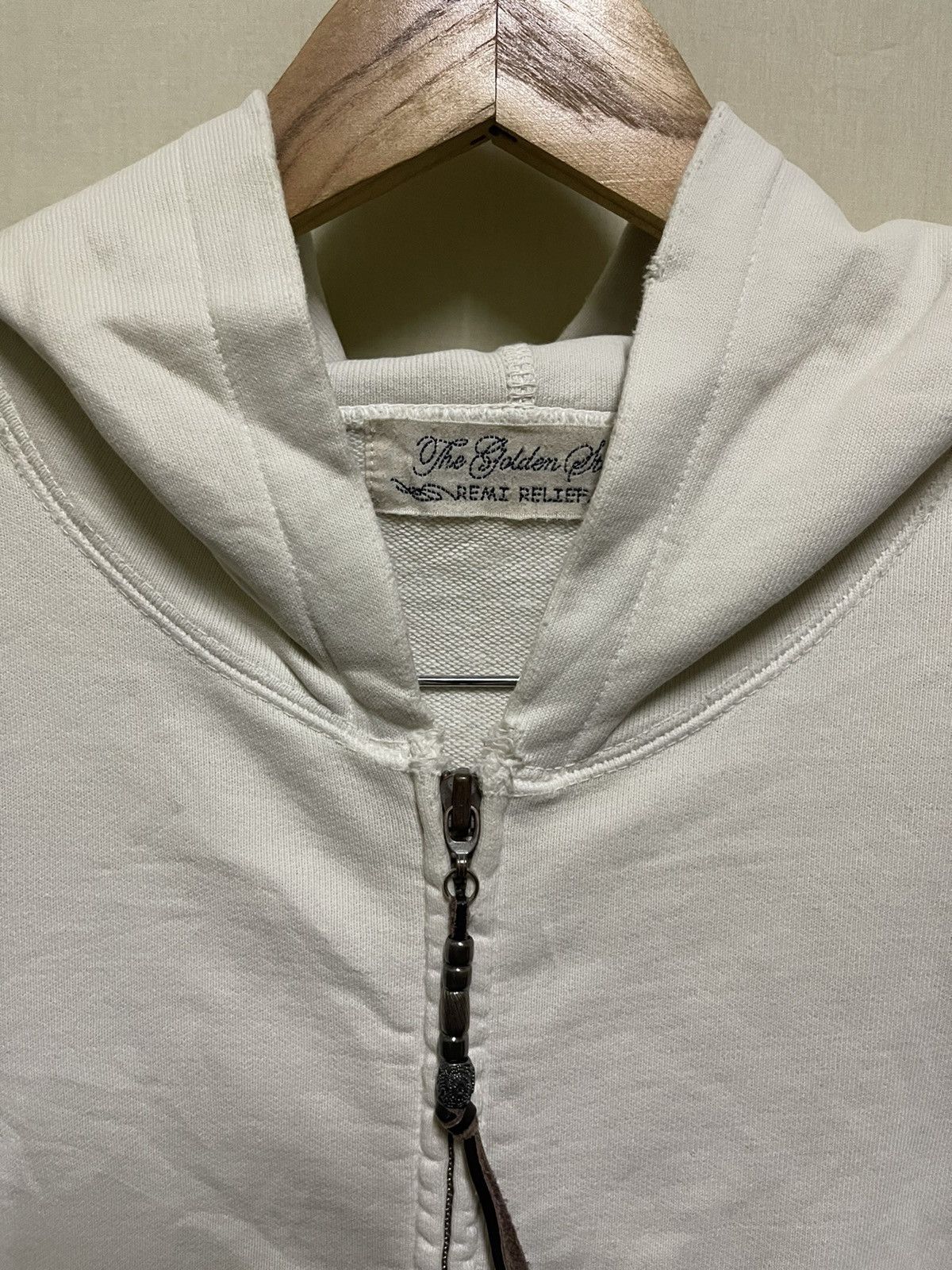 Japanese Brand Distressed Loopback Cotton Jersey Zip Up Hoodie Size US M / EU 48-50 / 2 - 8 Thumbnail