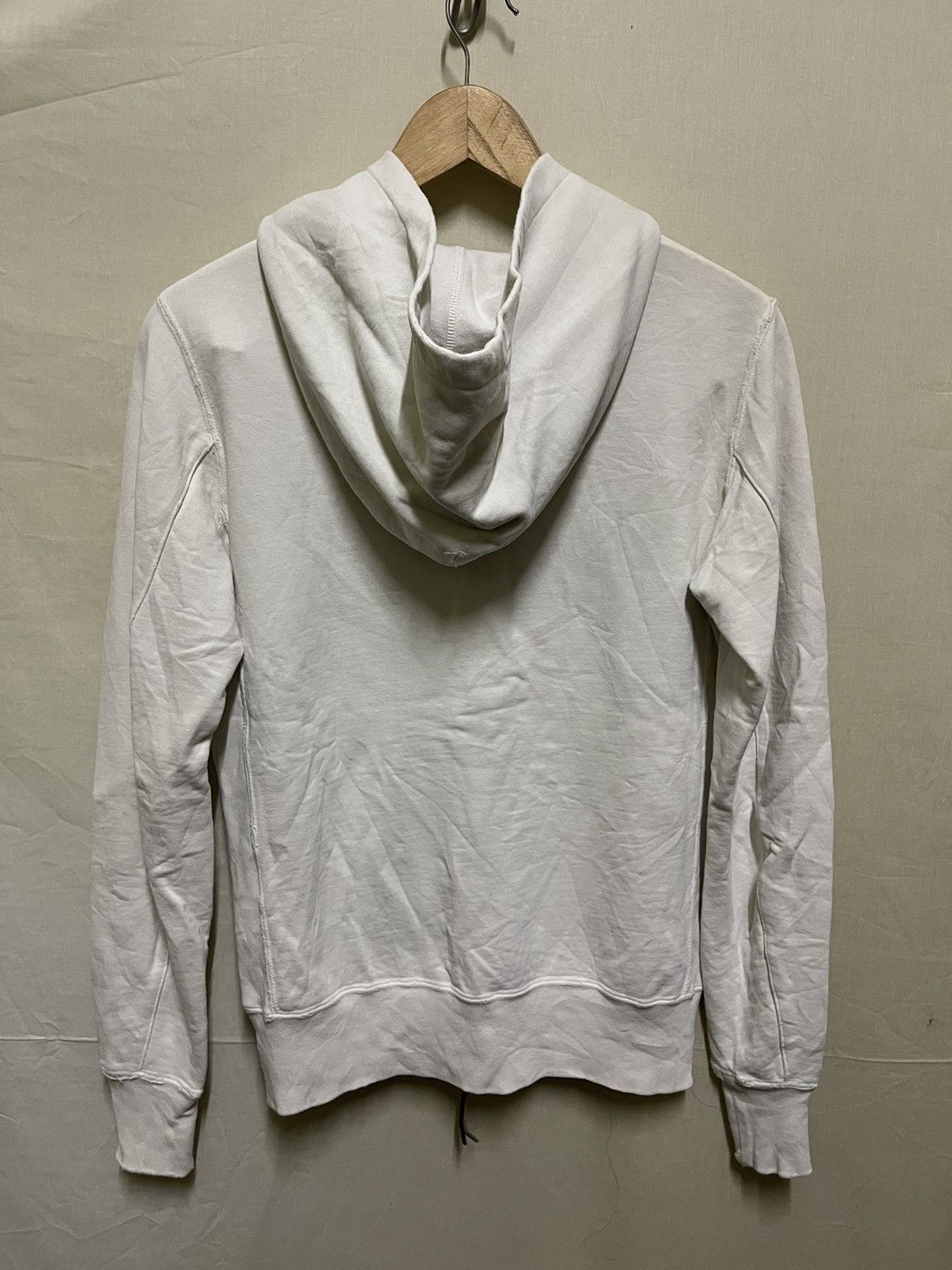 Japanese Brand Distressed Loopback Cotton Jersey Zip Up Hoodie Size US M / EU 48-50 / 2 - 9 Thumbnail