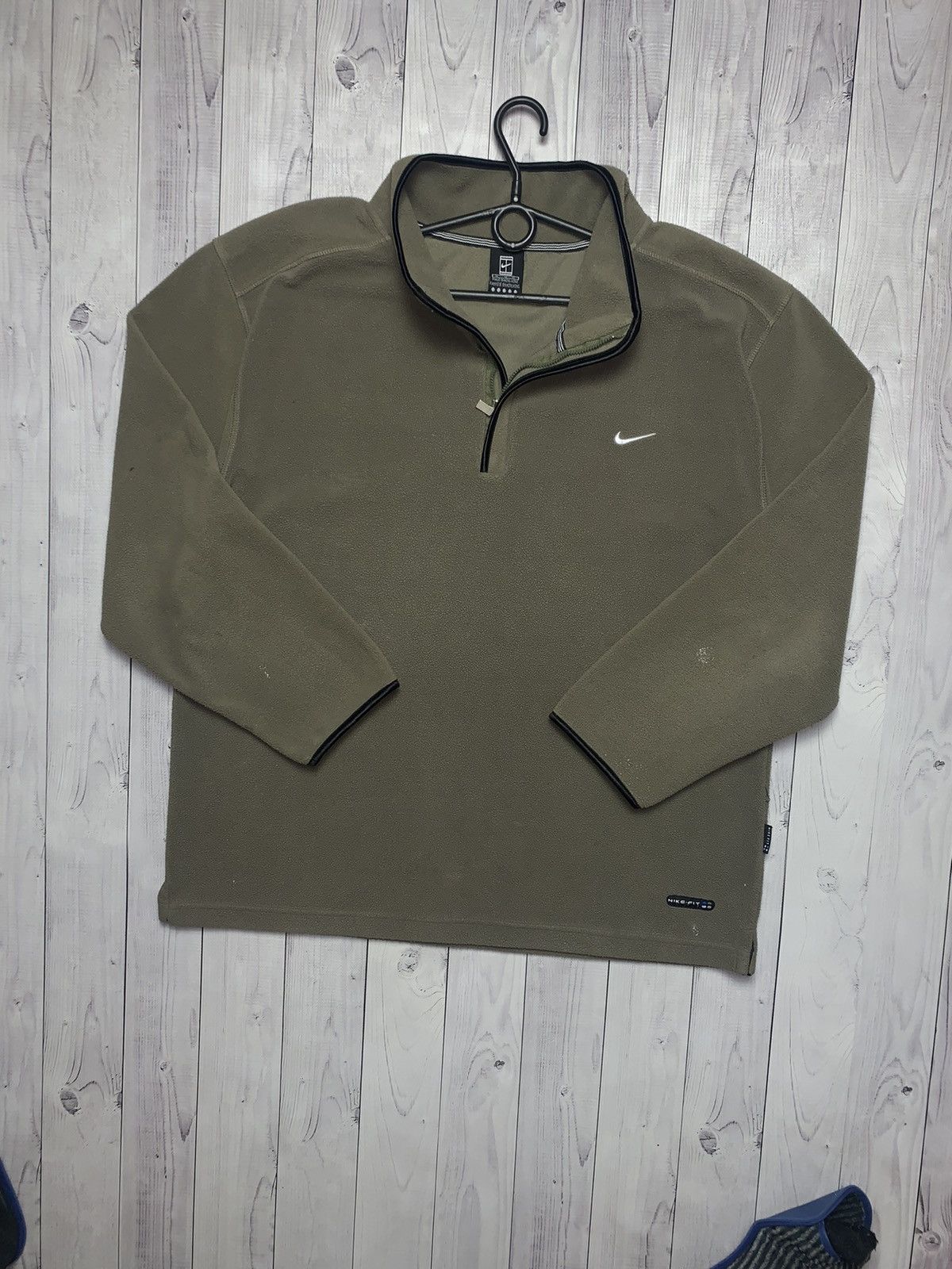 Nike × Vintage Vintage Nike fleece jacket size XL logo Size US XL / EU 56 / 4 - 1 Thumbnail