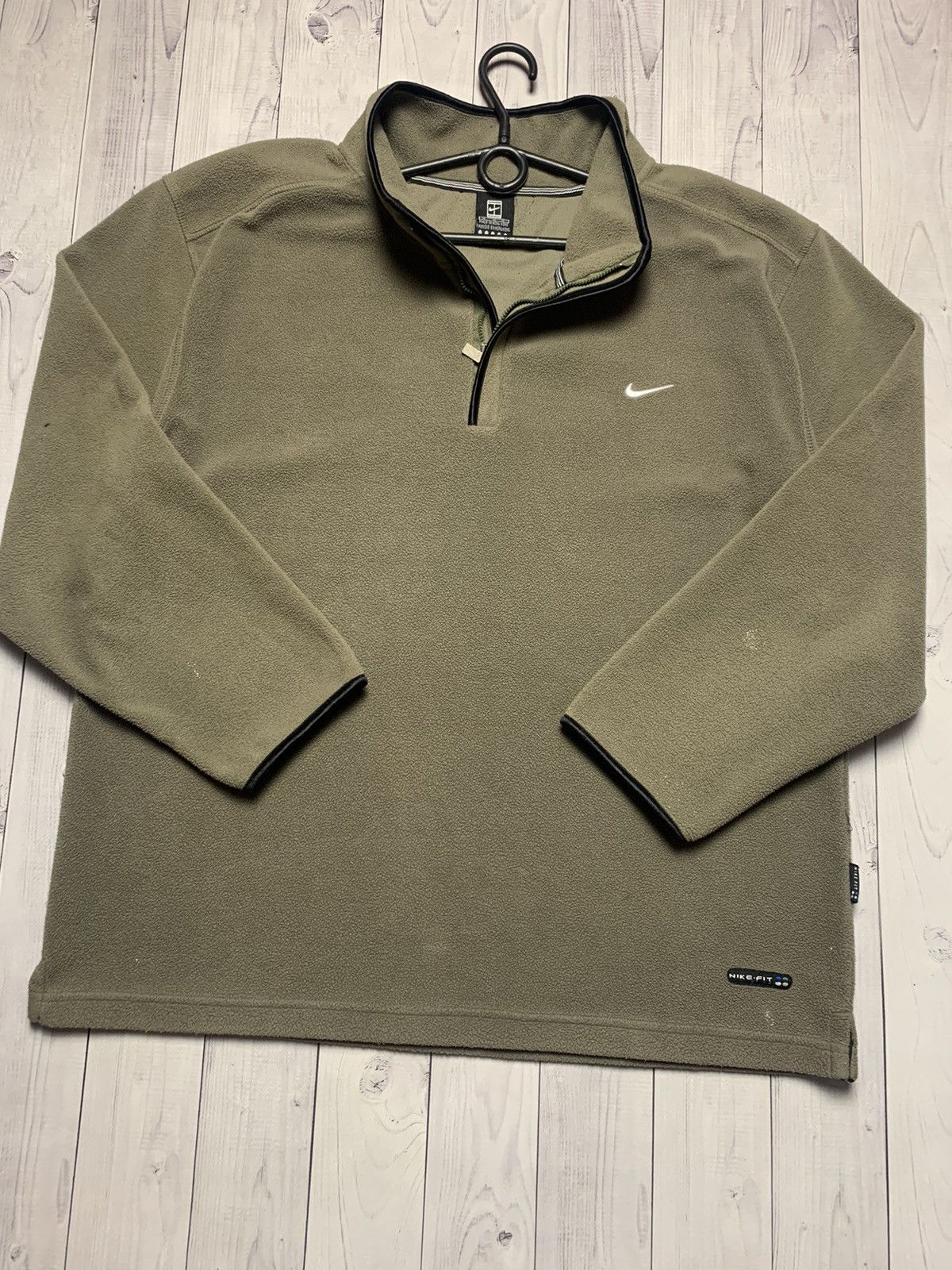 Nike × Vintage Vintage Nike fleece jacket size XL logo Size US XL / EU 56 / 4 - 2 Thumbnail