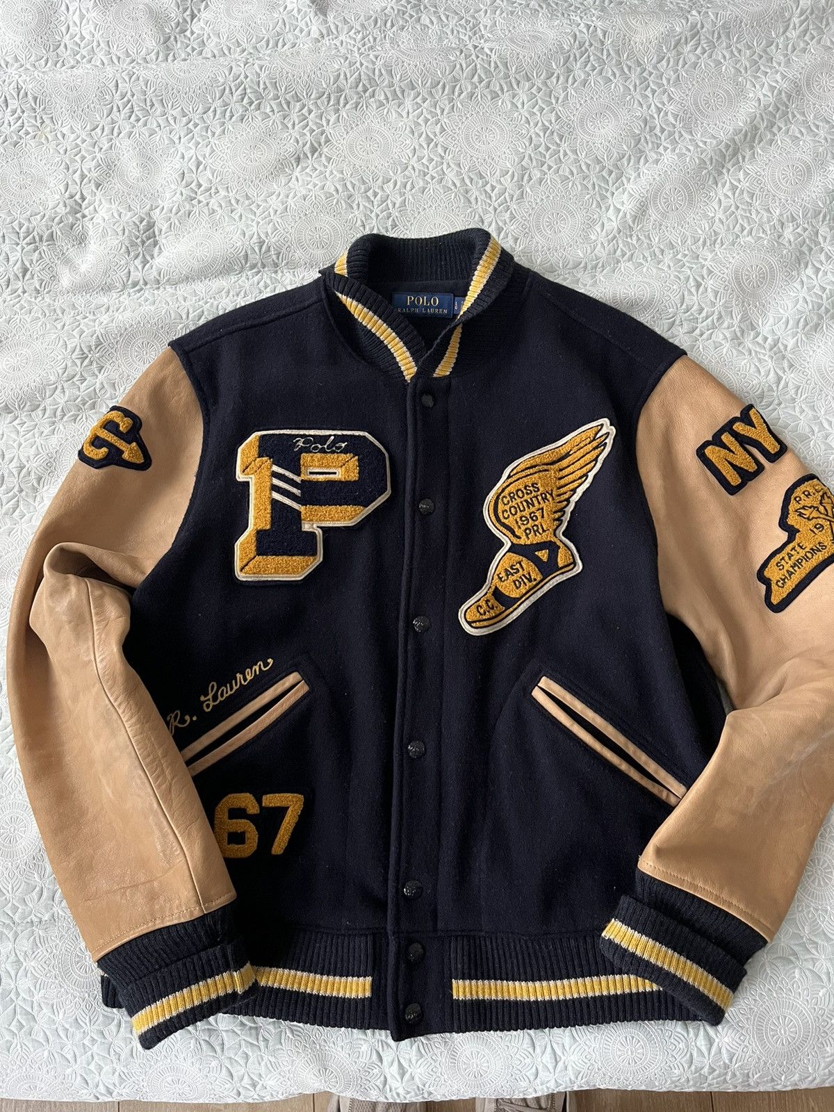 Ralph Lauren Replica Polo Varsity Jacket - Films Jackets