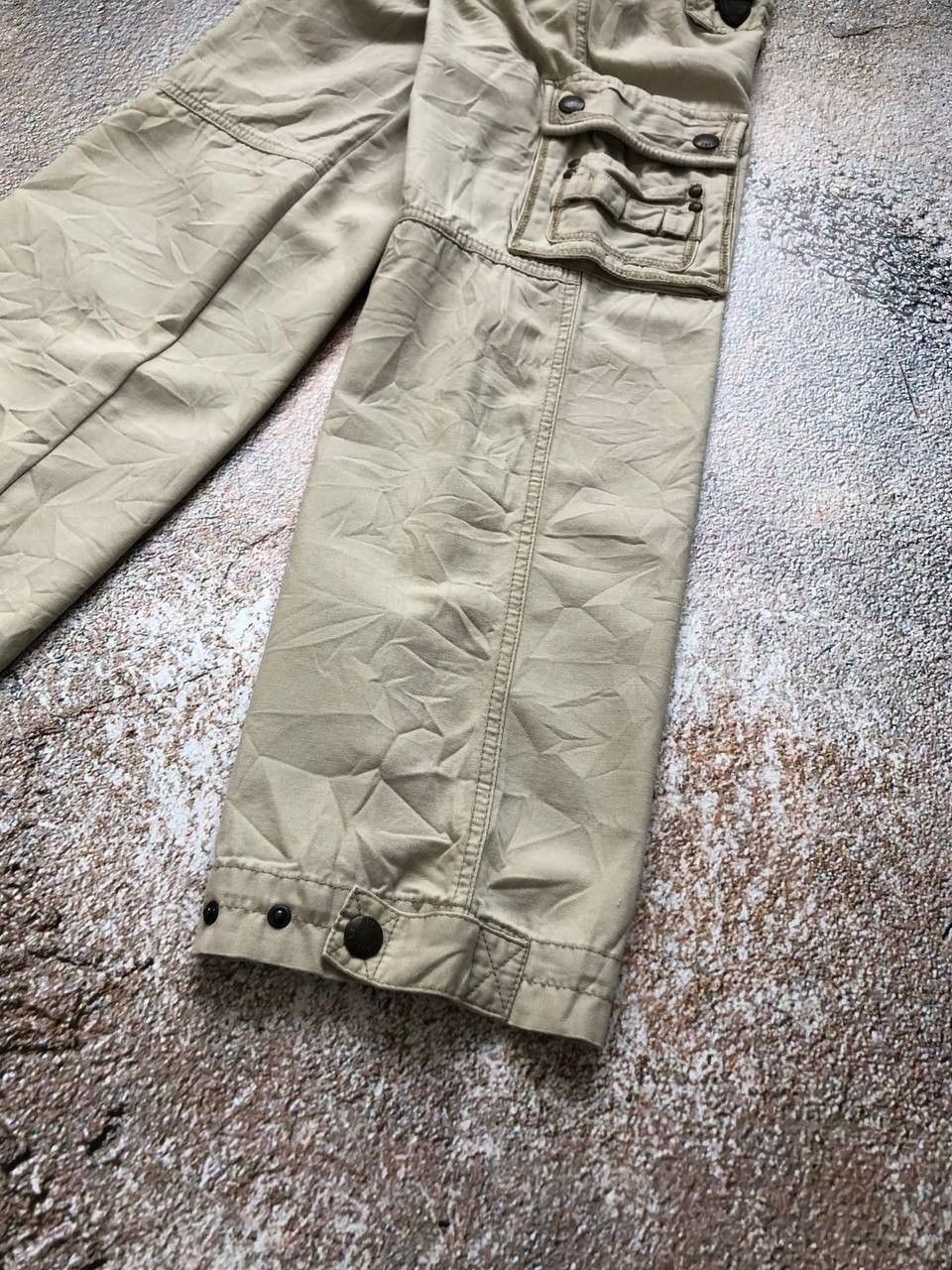 Japanese Brand Cynical woman flare tactical multipocket bondage cargo pants Size 36" / US 14 / IT 50 - 6 Thumbnail