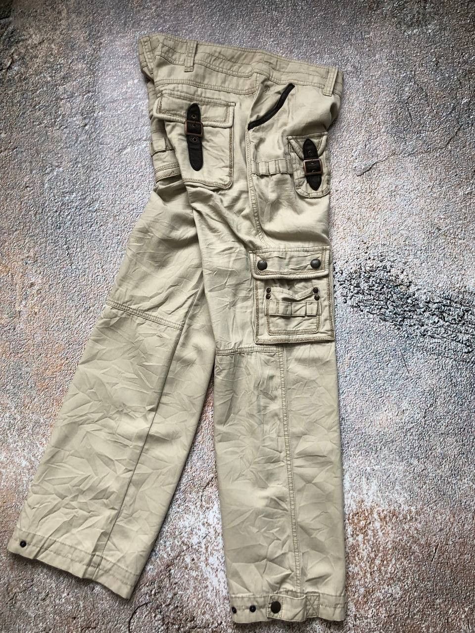 Japanese Brand Cynical woman flare tactical multipocket bondage cargo pants Size 36" / US 14 / IT 50 - 4 Thumbnail