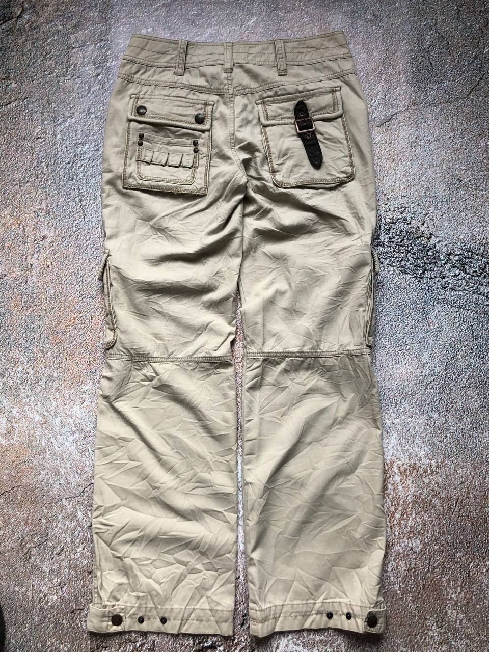 Japanese Brand Cynical woman flare tactical multipocket bondage cargo pants Size 36" / US 14 / IT 50 - 9 Thumbnail