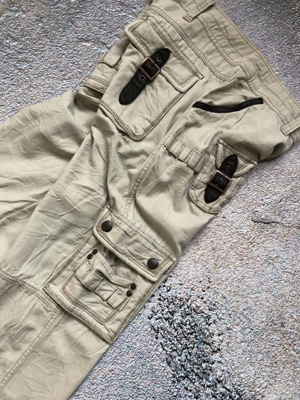 Japanese Brand Cynical woman flare tactical multipocket bondage cargo pants Size 36" / US 14 / IT 50 - 5 Thumbnail