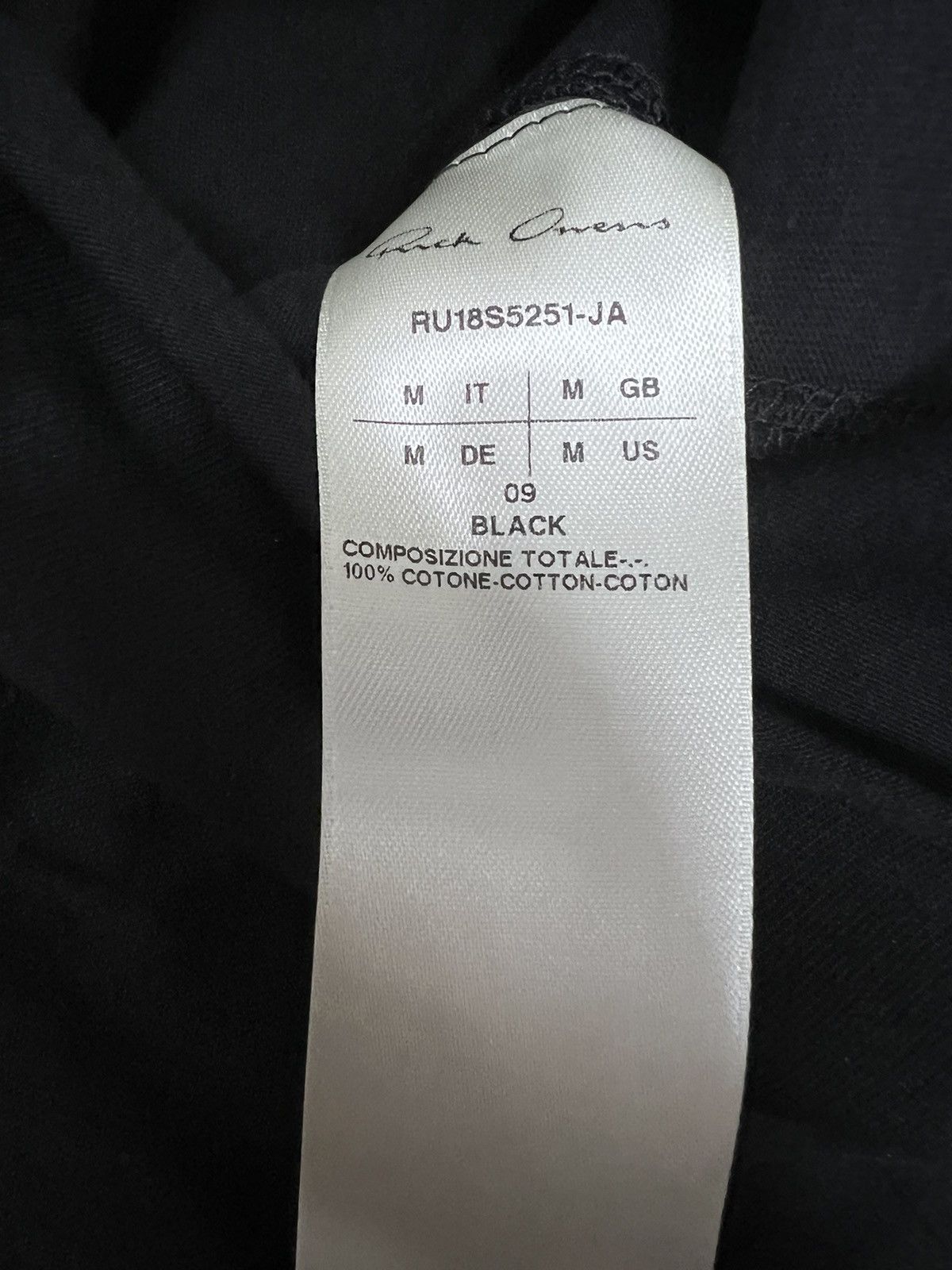 Rick Owens Rick owens mainline t shirt sz m Size US M / EU 48-50 / 2 - 8 Thumbnail