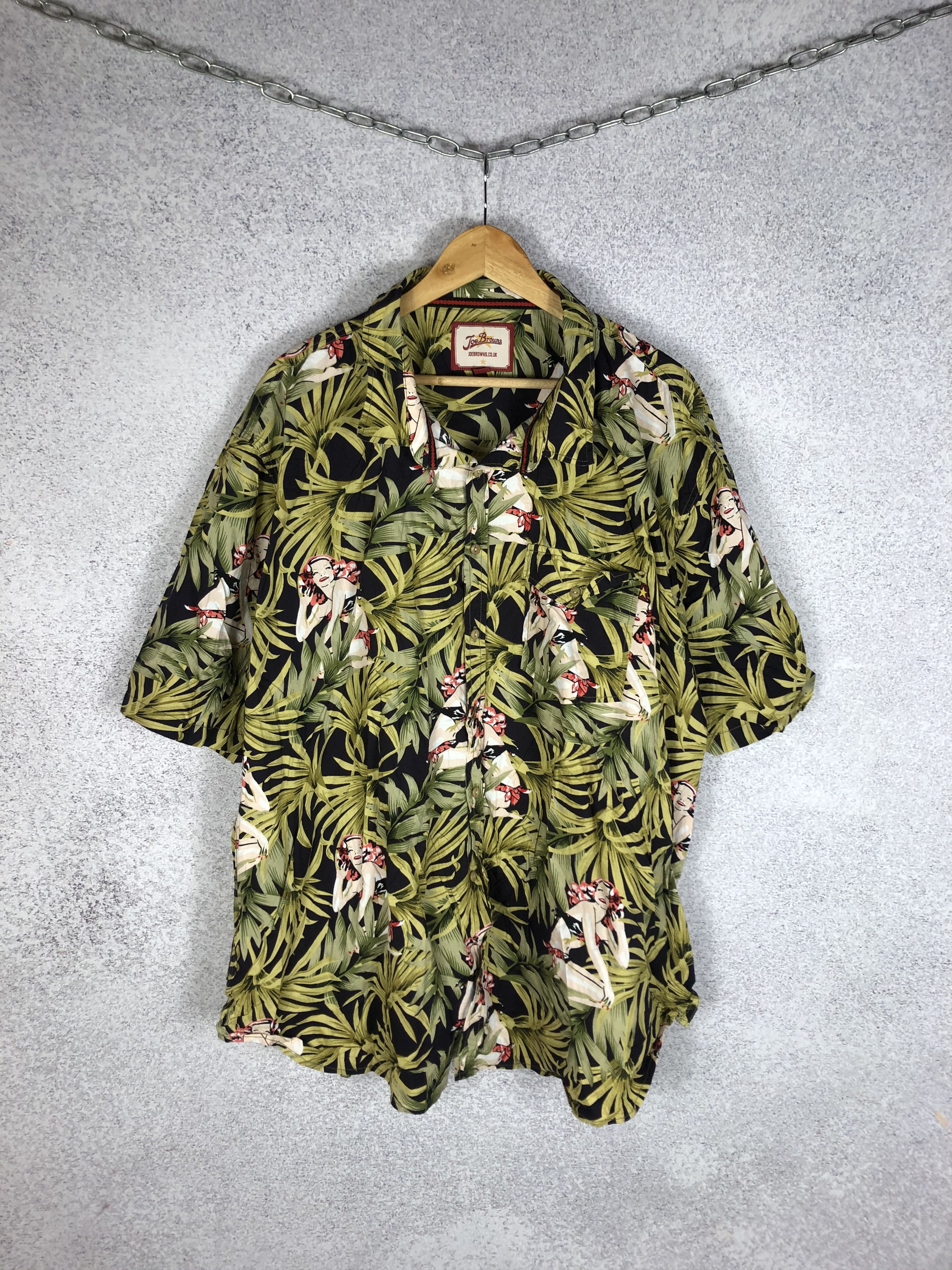 Other Vintage Crazy Hawaiian Shirt Girls Print Size US XXL / EU 58 / 5 - 1 Thumbnail