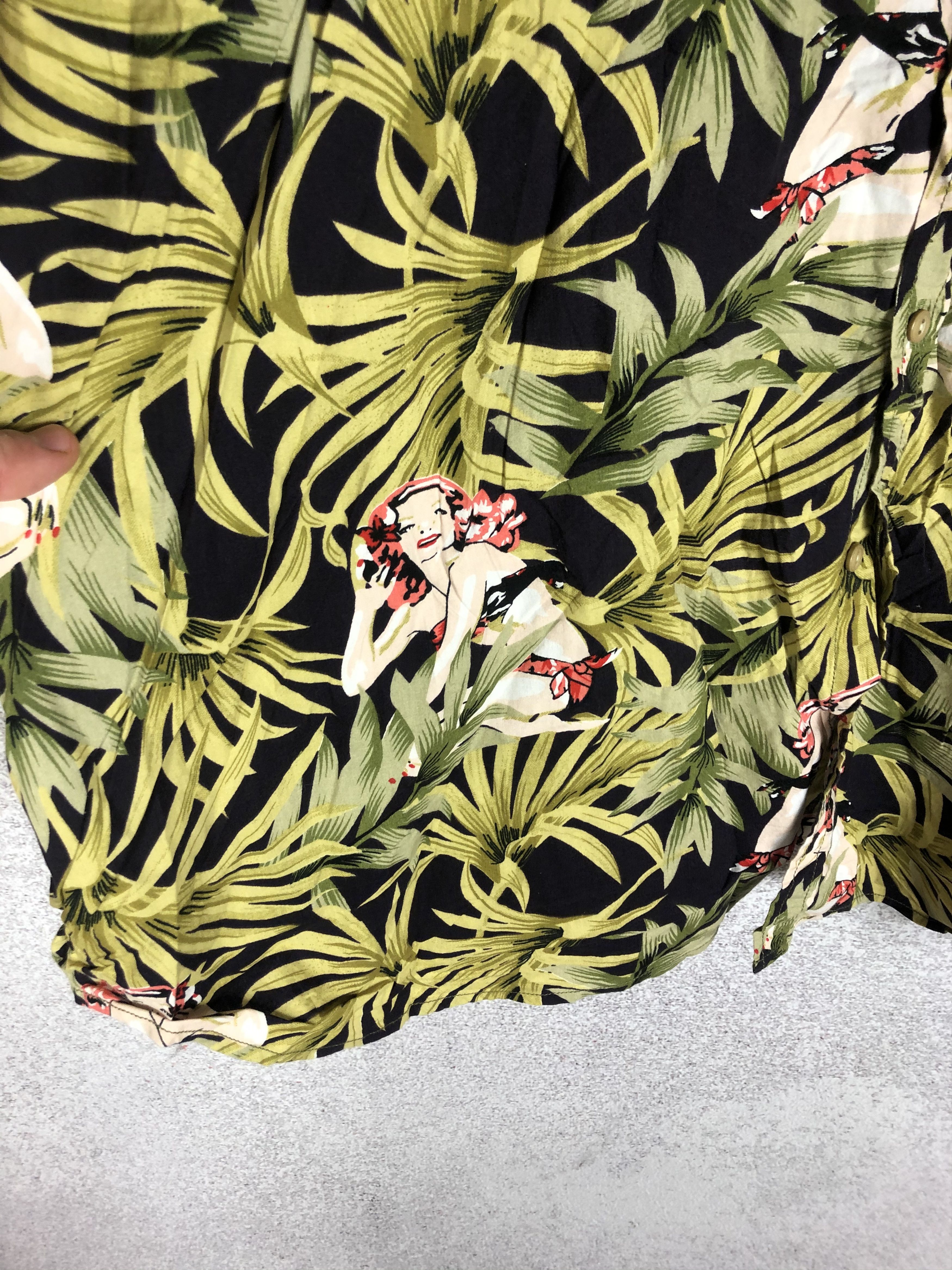 Other Vintage Crazy Hawaiian Shirt Girls Print Size US XXL / EU 58 / 5 - 4 Thumbnail