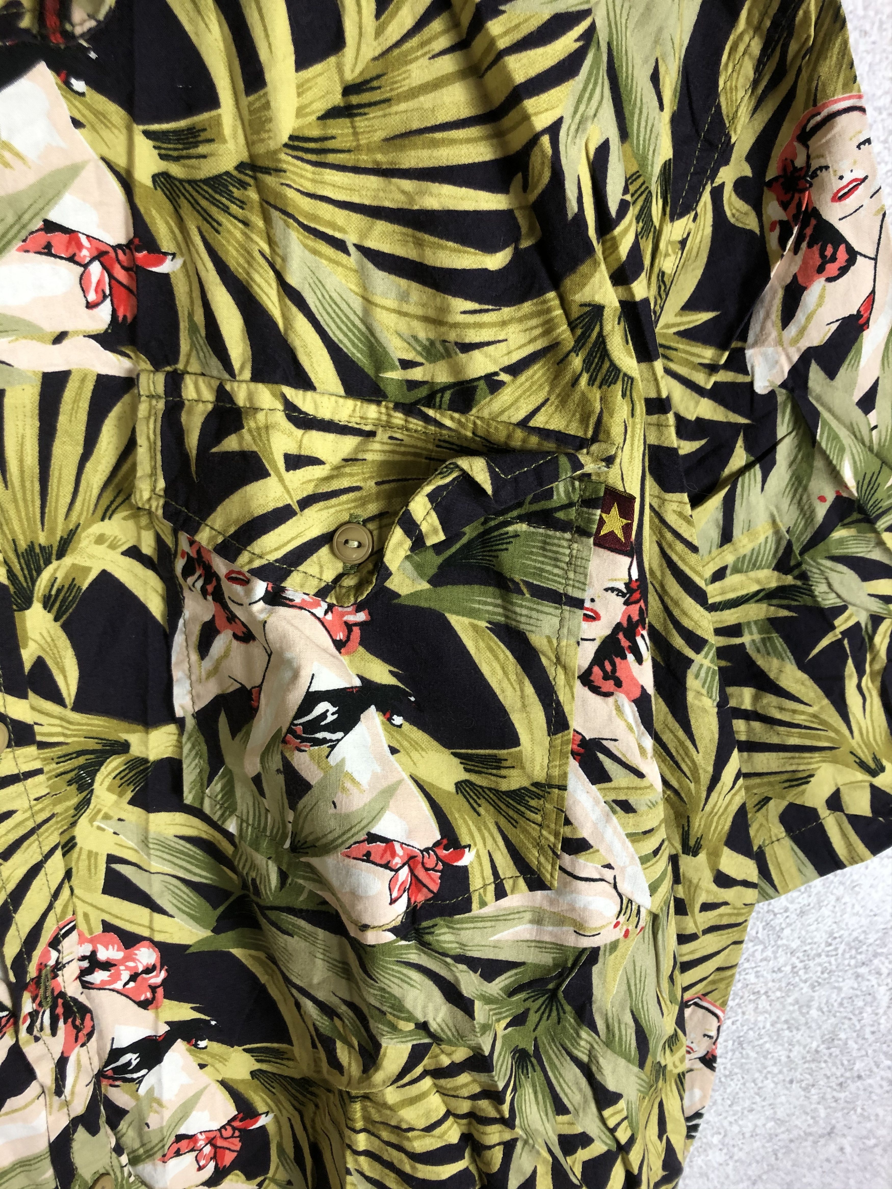 Other Vintage Crazy Hawaiian Shirt Girls Print Size US XXL / EU 58 / 5 - 3 Thumbnail