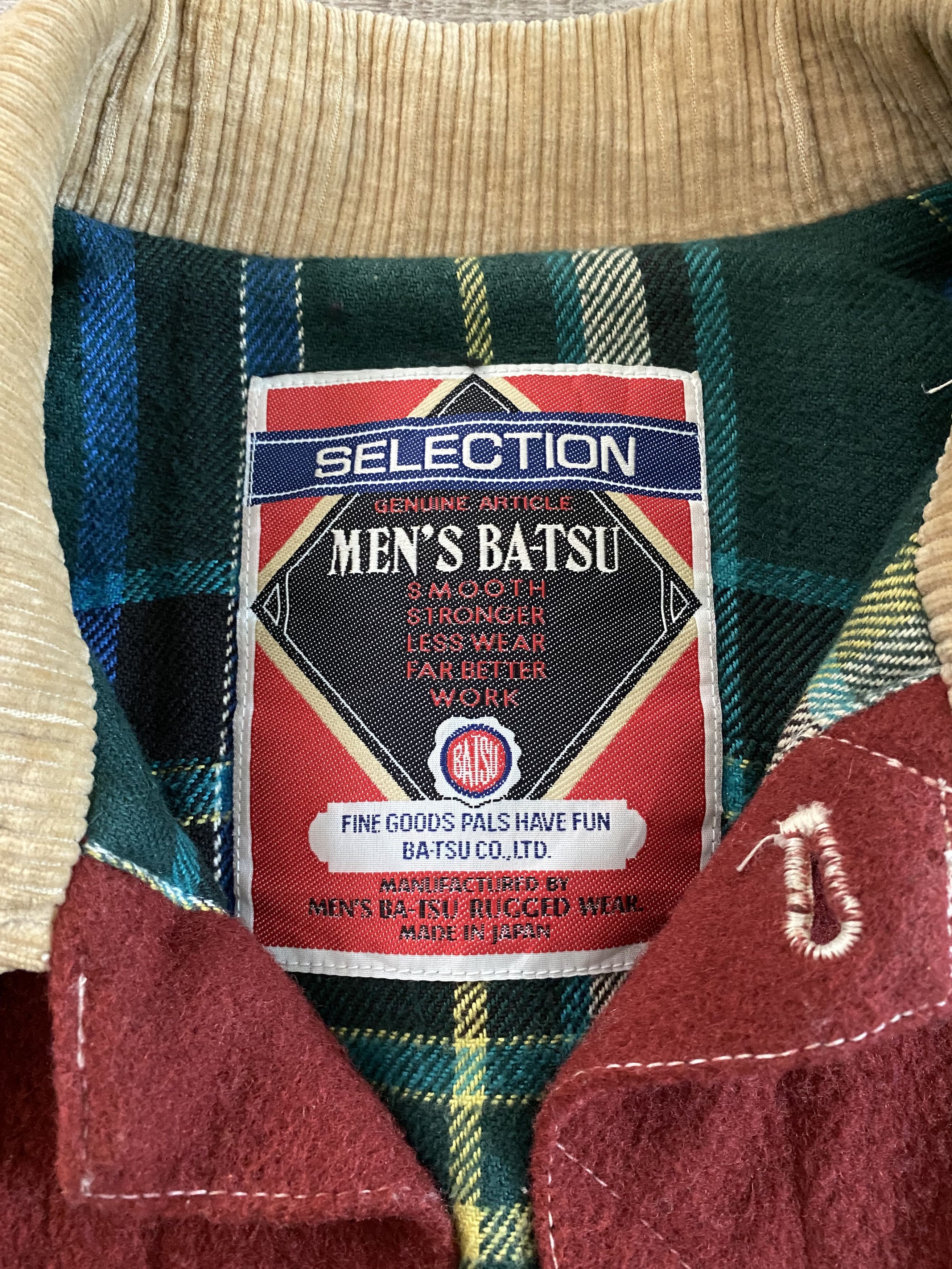 Japanese Brand BA-TSU Mens Batsu Japan Navajo Classic Cropped Wool Jacket Size US S / EU 44-46 / 1 - 3 Thumbnail