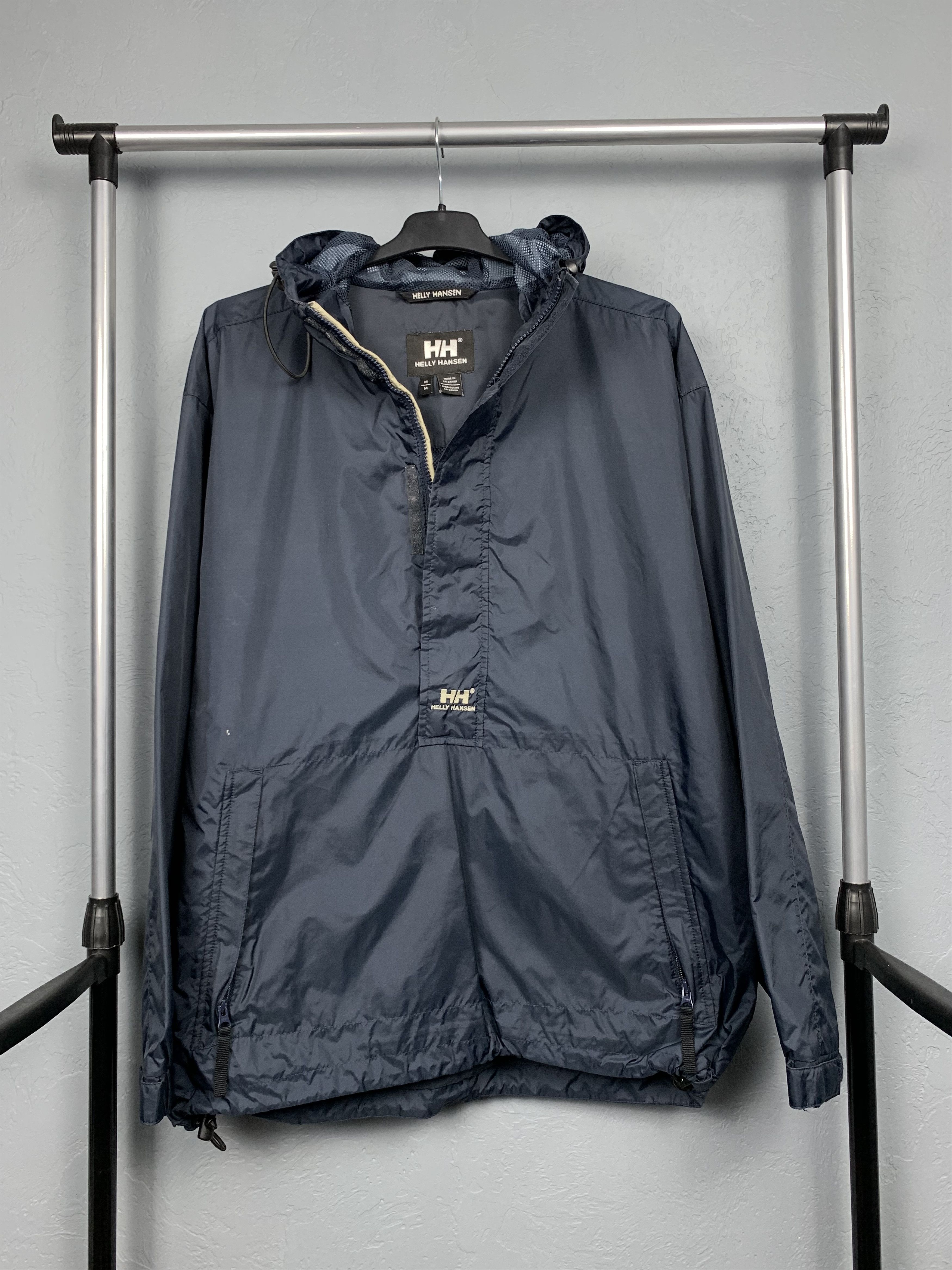 Helly Hansen Helly Hansen Vintage Mens Windbreaker Anorak Jacket HH Size US M / EU 48-50 / 2 - 1 Thumbnail