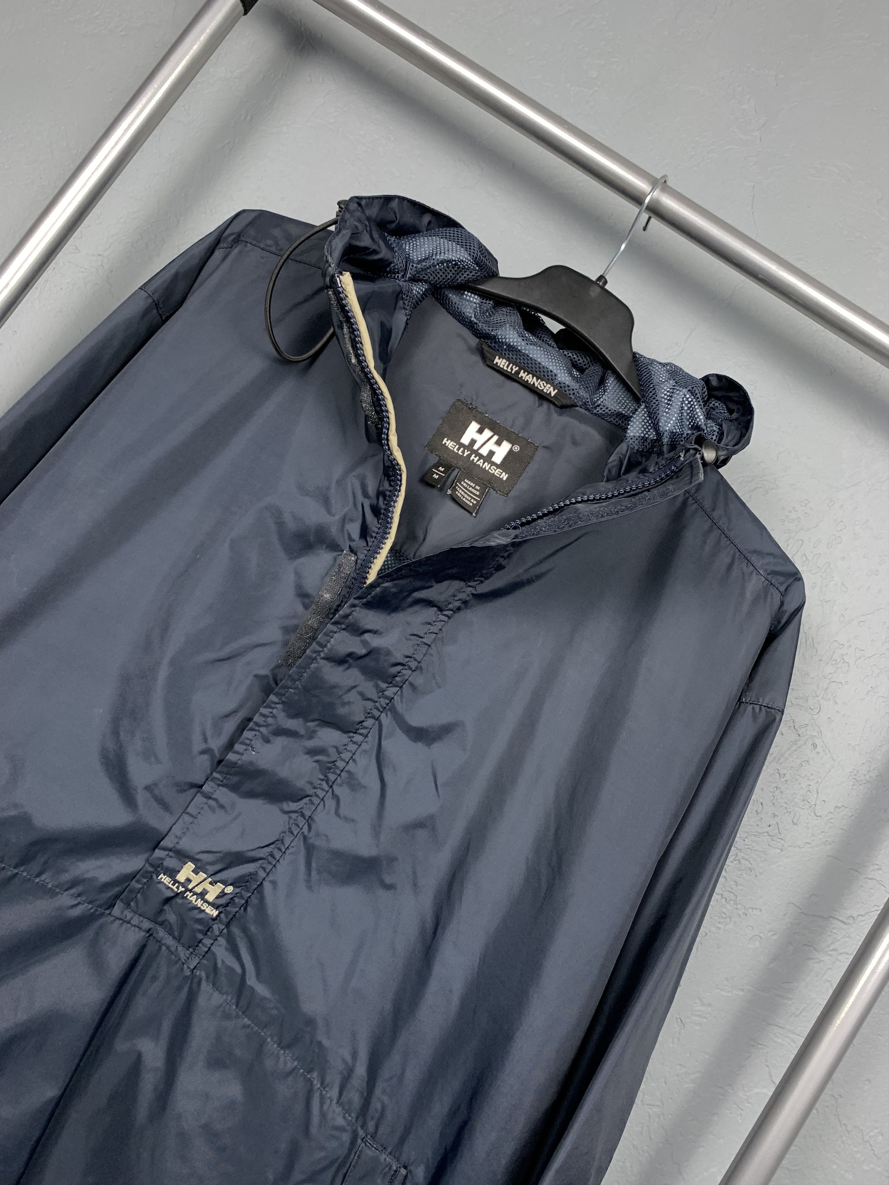 Helly Hansen Helly Hansen Vintage Mens Windbreaker Anorak Jacket HH Size US M / EU 48-50 / 2 - 2 Thumbnail