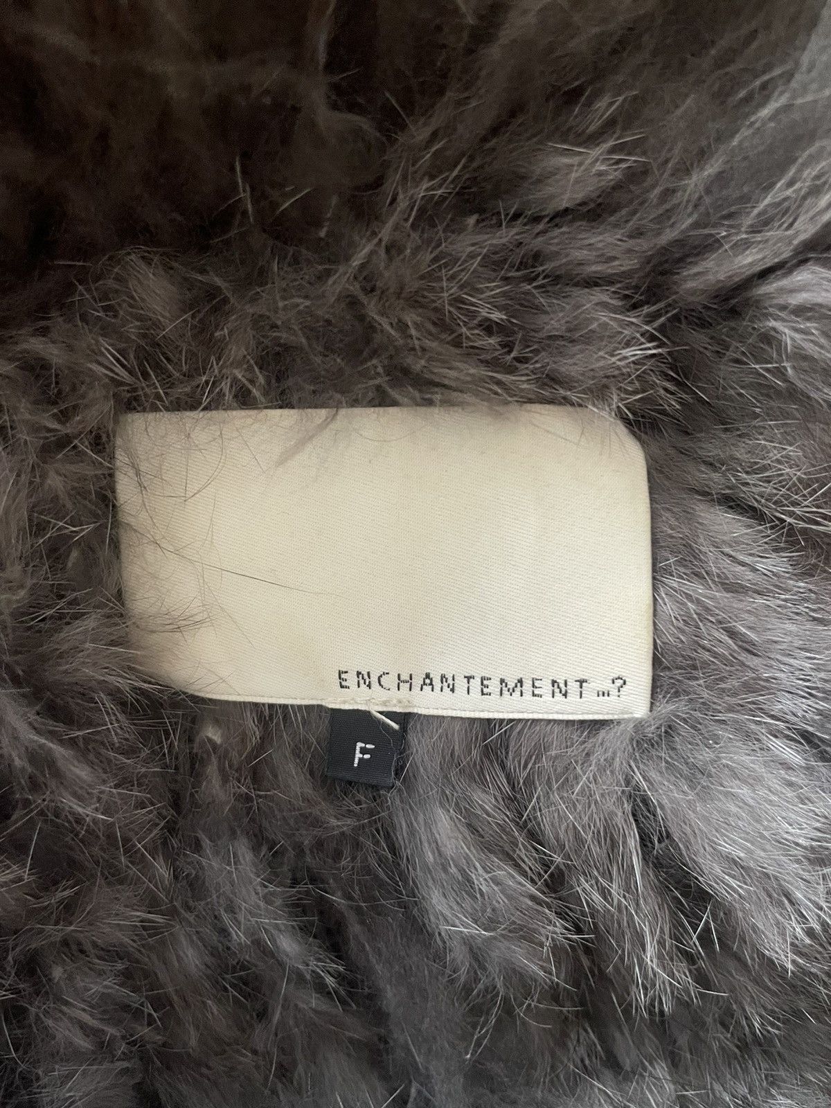 Enchantment Enchantement Rabbit Raccoon Fur Poncho Size ONE SIZE - 4 Thumbnail
