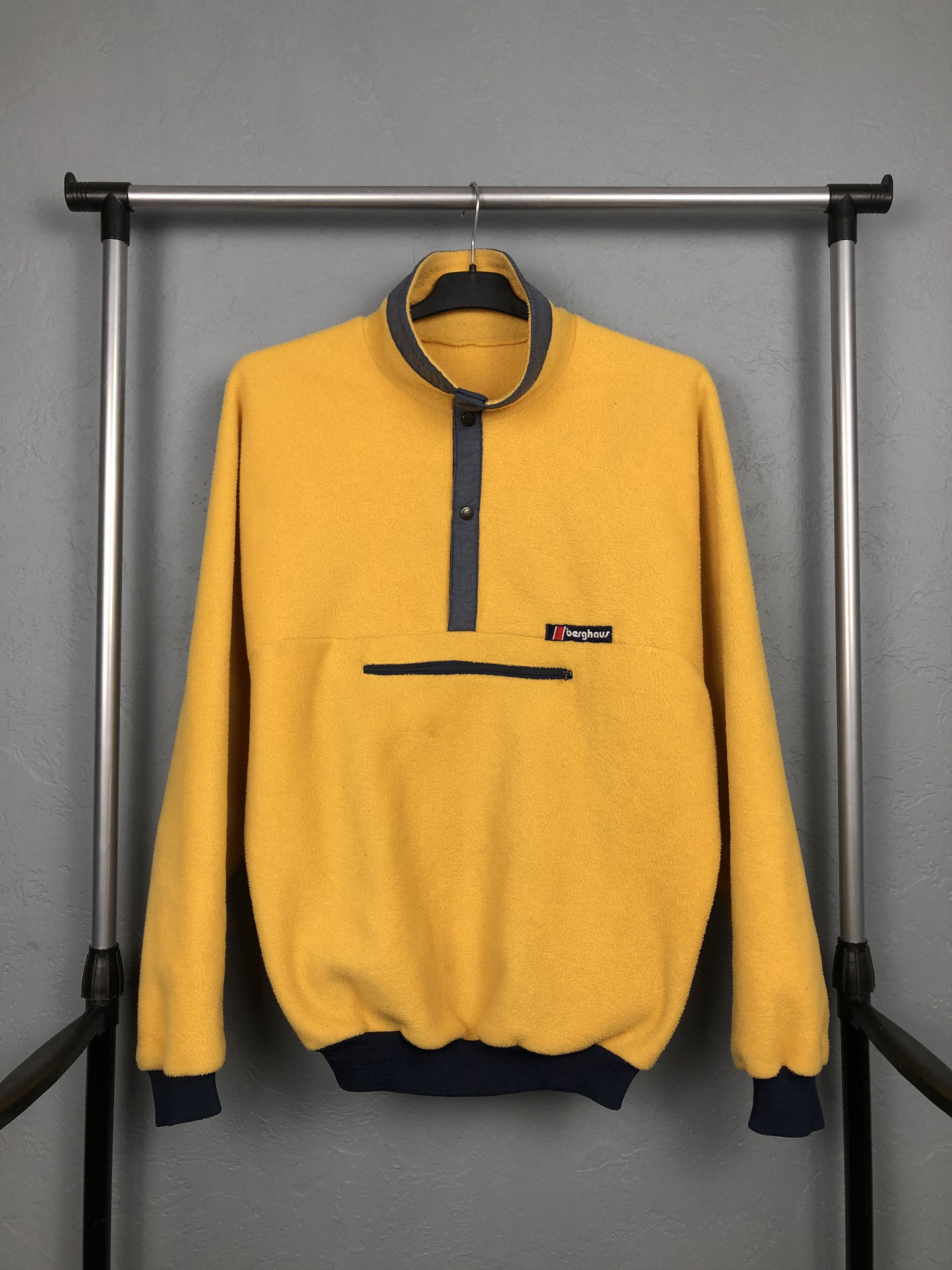 Berghaus × Vintage Berghaus 90s Vintage Mens Fleece Jacket Size US L / EU 52-54 / 3 - 1 Thumbnail