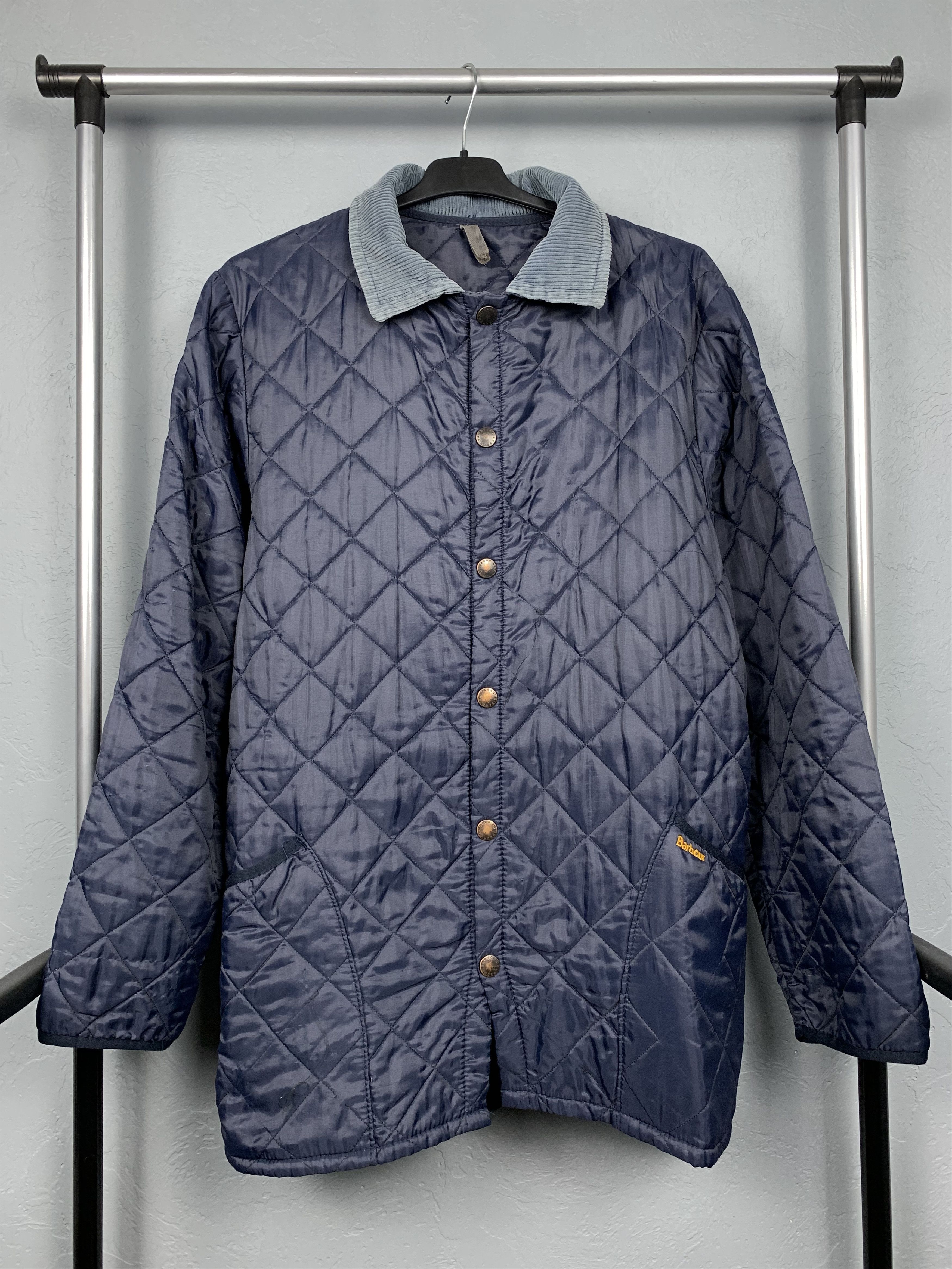 Barbour Barbour Liddesdale 90s Vintage Mens Quilted Jacket Size US S / EU 44-46 / 1 - 1 Thumbnail