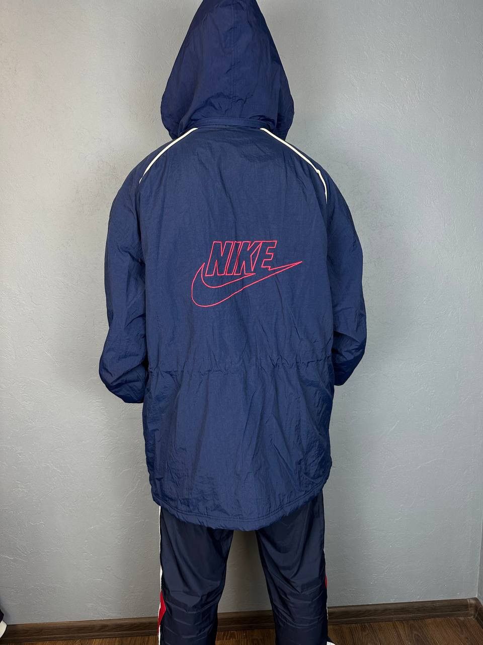 Nike Nike Premier 90s Vintage Mens Nylon Parka Jacket Size US XL / EU 56 / 4 - 12 Thumbnail