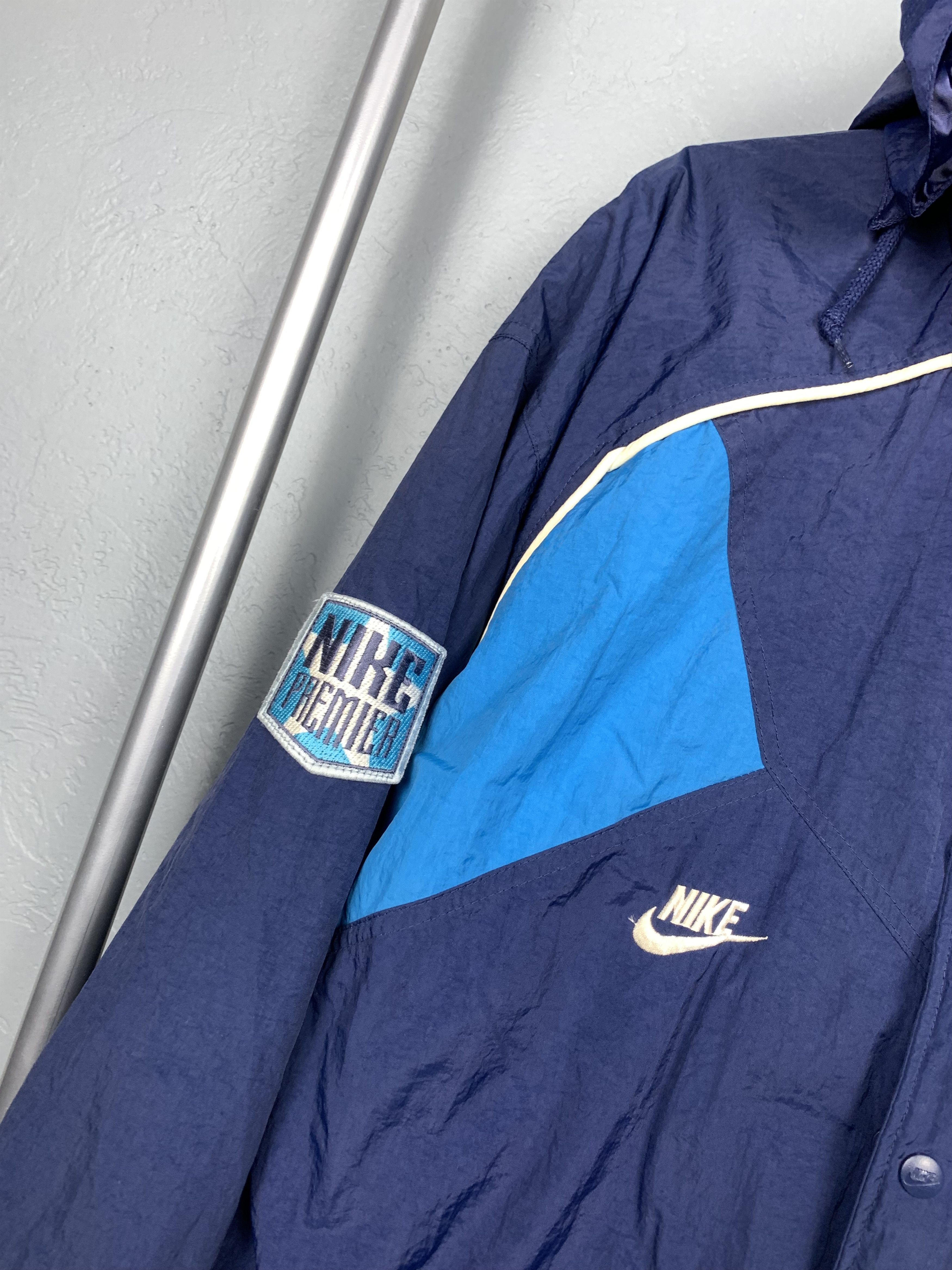 Nike Nike Premier 90s Vintage Mens Nylon Parka Jacket Size US XL / EU 56 / 4 - 2 Thumbnail