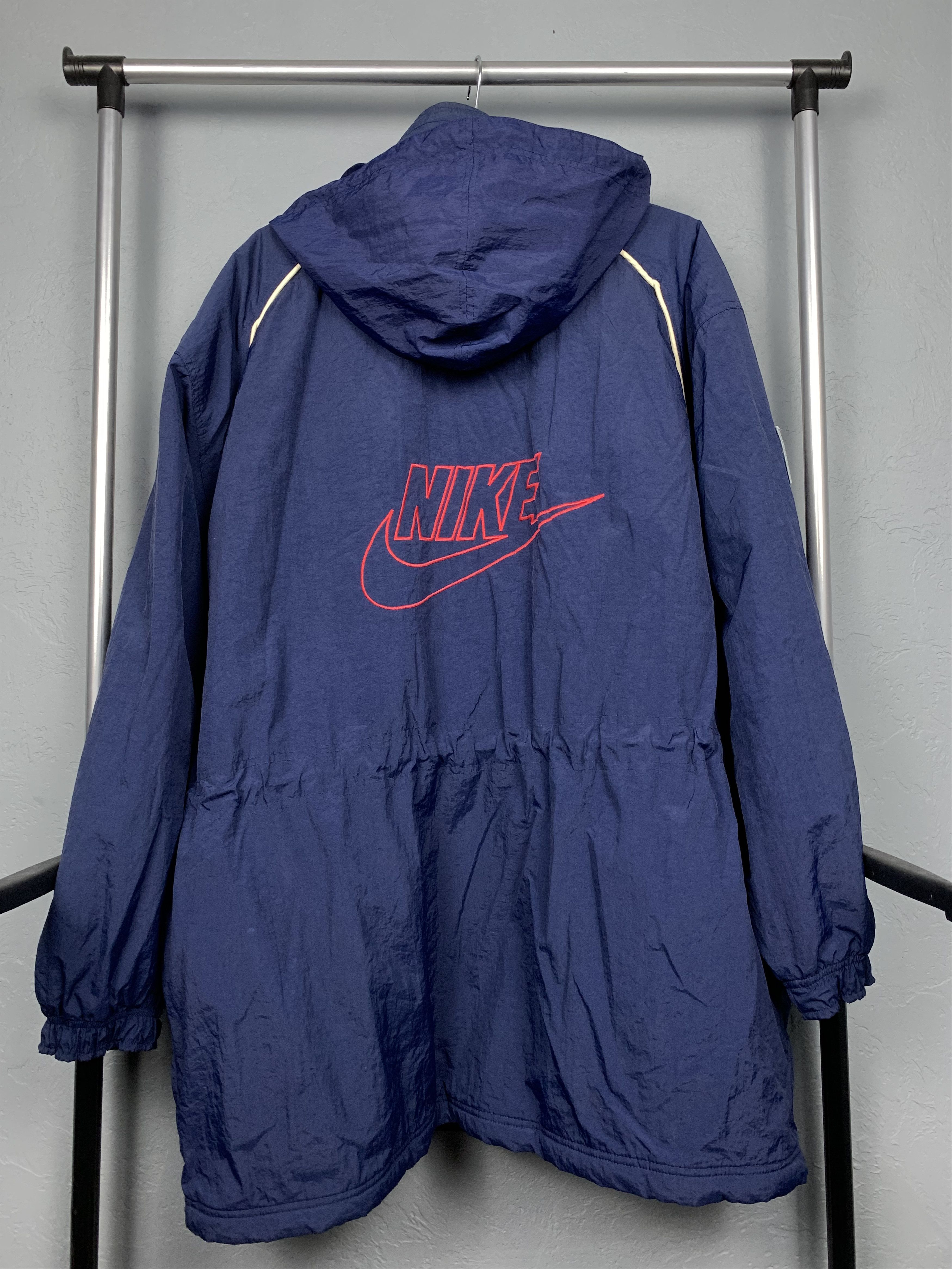 Nike Nike Premier 90s Vintage Mens Nylon Parka Jacket Size US XL / EU 56 / 4 - 9 Thumbnail