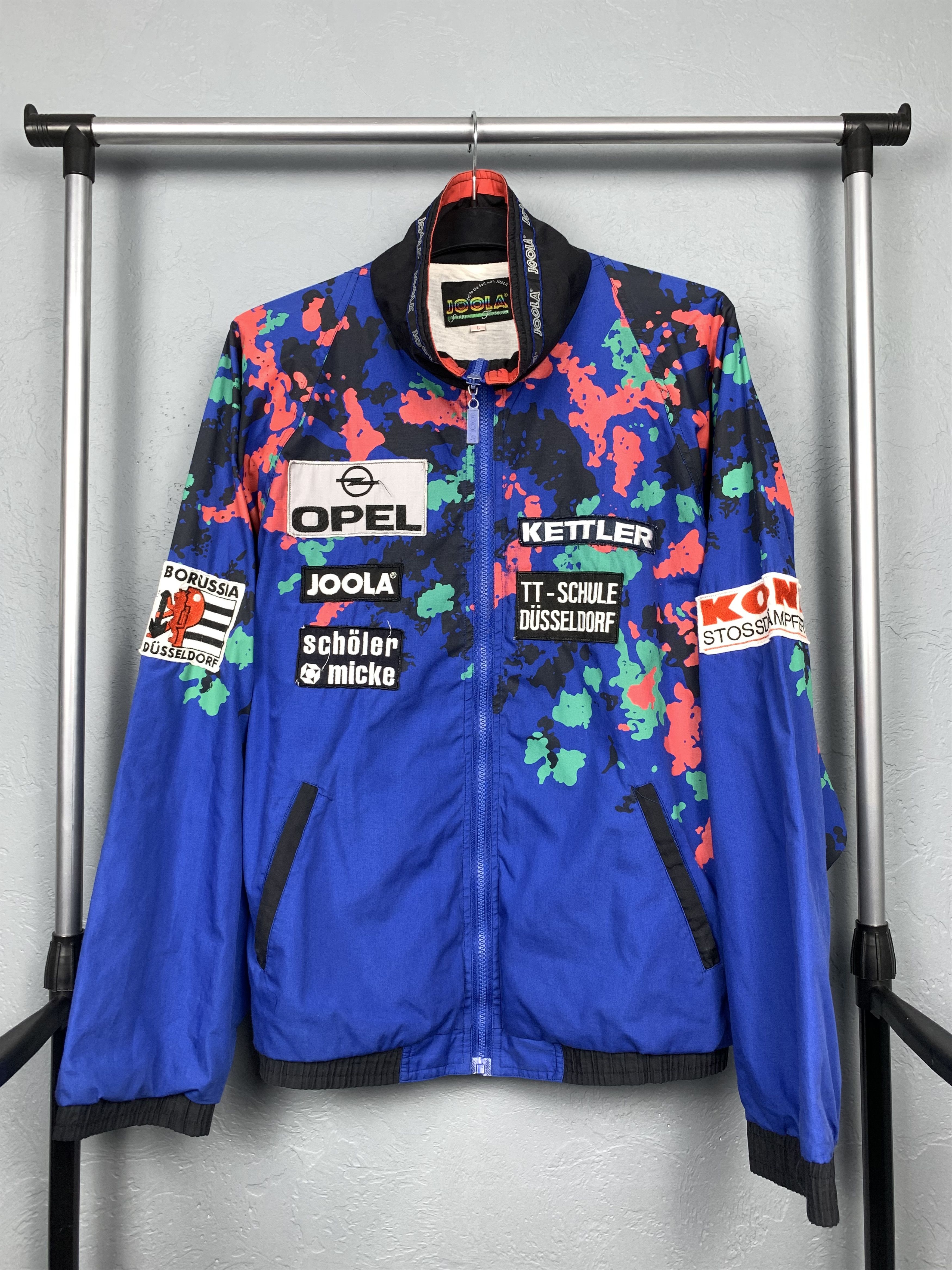 Formula 1 Opel Racing Team 90s Vintage Mens Jacket Joola Size US L / EU 52-54 / 3 - 1 Thumbnail