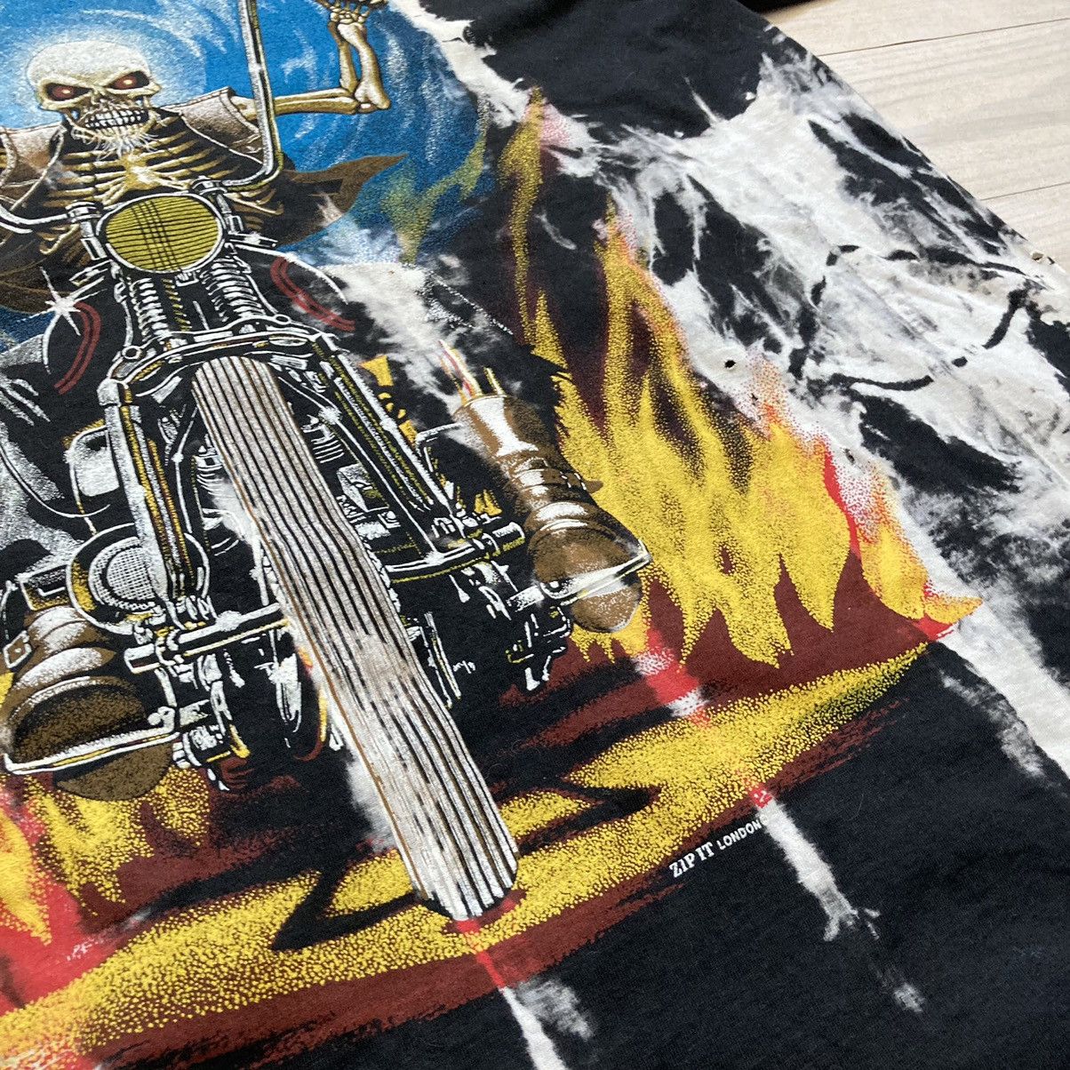 Harley Davidson zip it london easy rider skeleton motorcycle tie dye tee Size US L / EU 52-54 / 3 - 3 Thumbnail