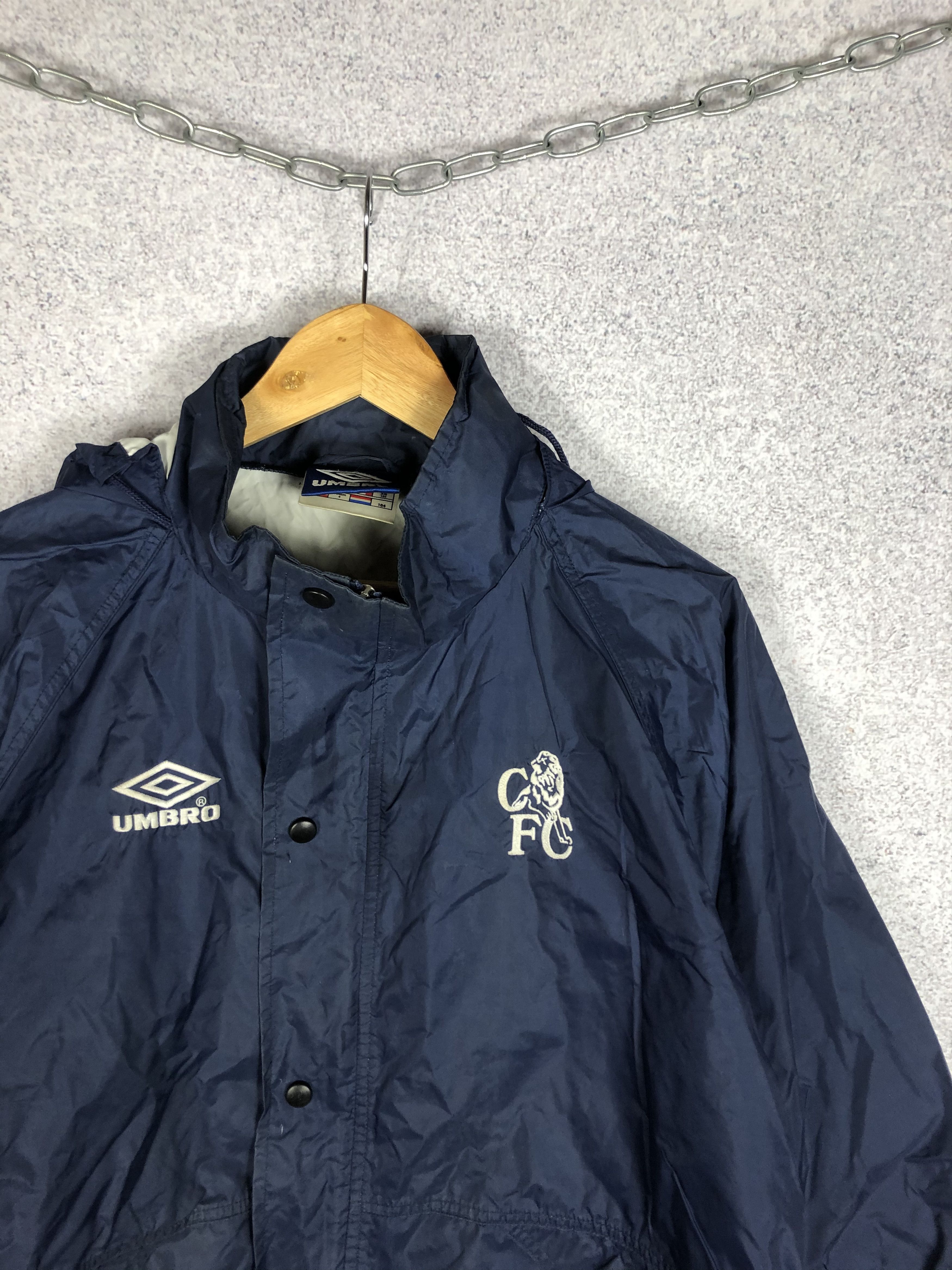 Umbro Vintage 90s FC Chelsea Umbro Nylon Jacket Soccer Size US XS / EU 42 / 0 - 2 Thumbnail